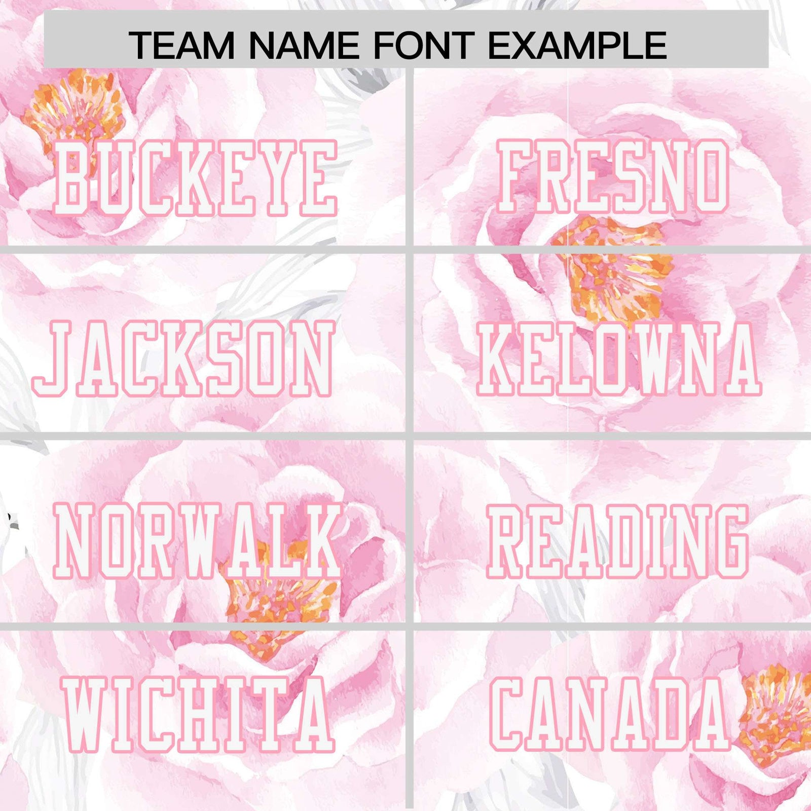 Custom Personalized Flower Pink Orange Graffiti Pattern Design Authentic Football Jersey