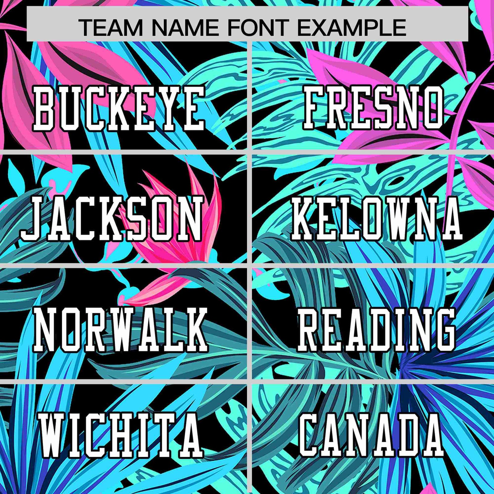 Custom Personalized Football Jersey - Tropical Paradise Design Personalized Name & Number