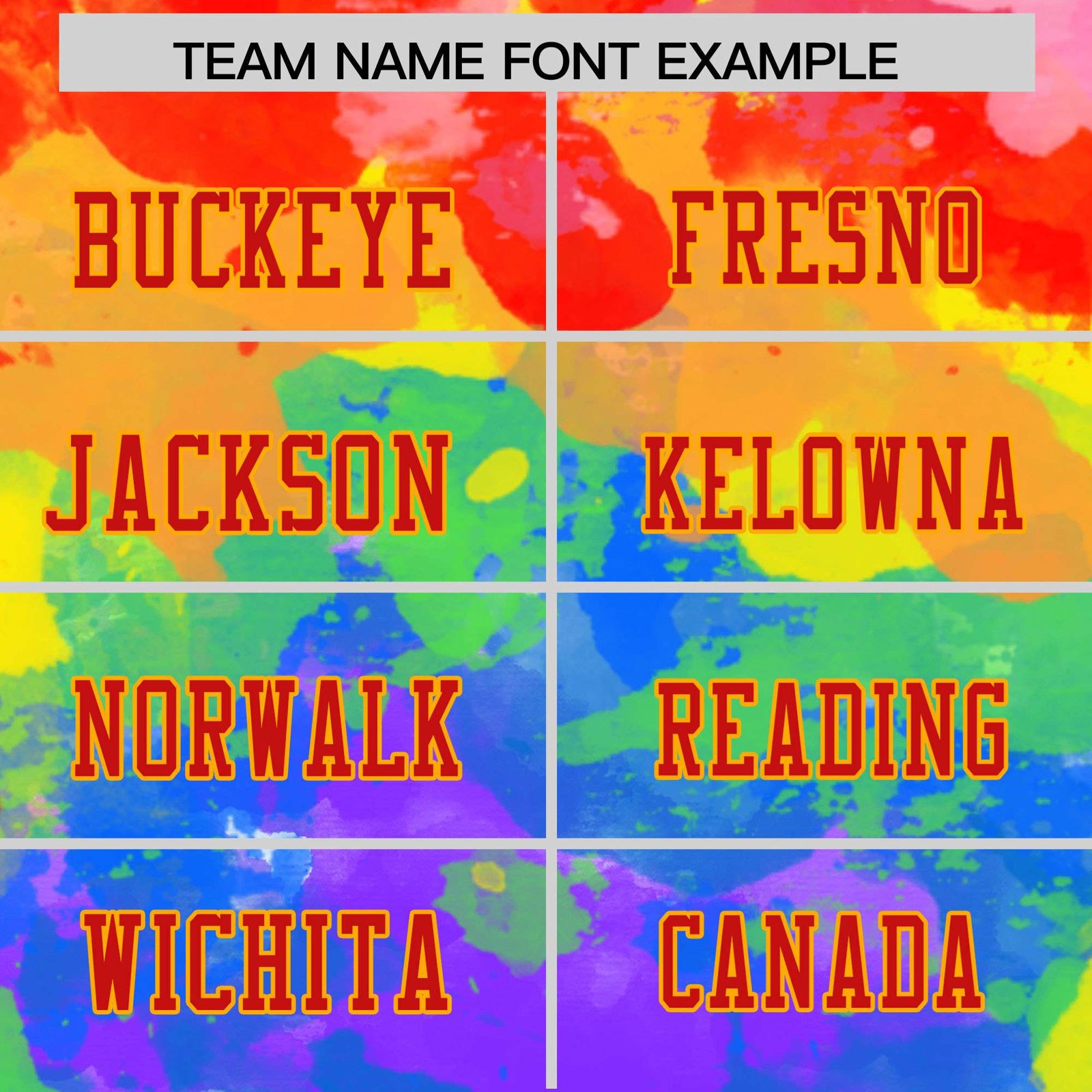 Custom Personalized Football Jersey Colorful Abstract Design - Personalized Name & Number