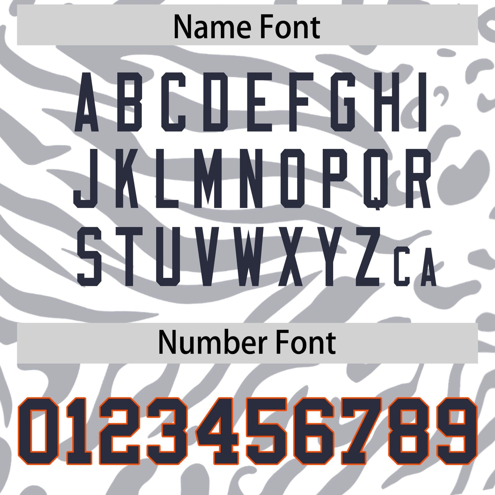 Custom White Navy-Orange Mesh Zebra Style Football Jersey