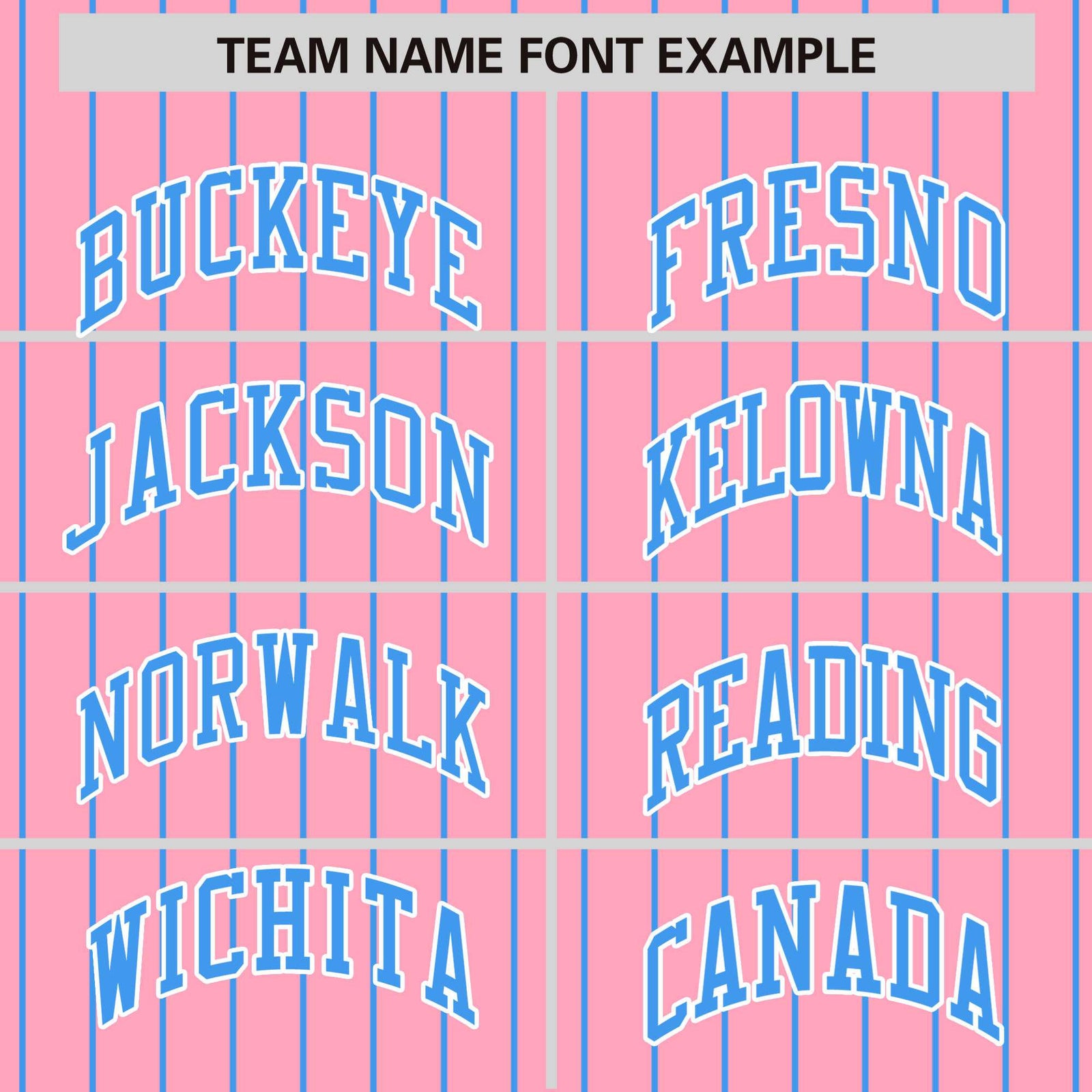 Custom Light-Pink Powder-Blue Pinstripe White Powder-Blue Bomber Full-Snap Varsity Letterman Jacket