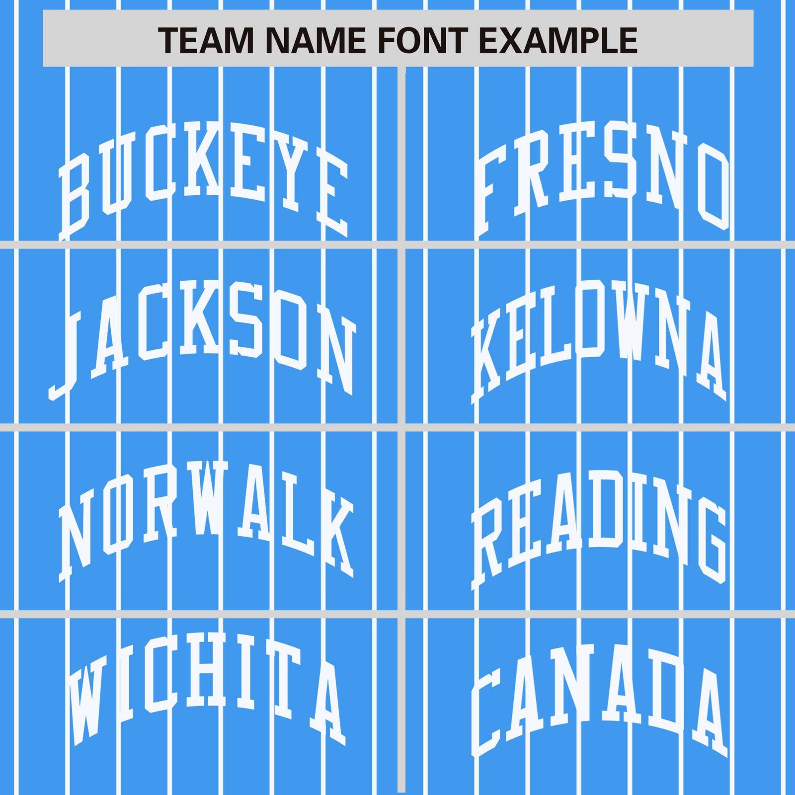 Custom Light Blue White Pinstripe White Bomber Full-Snap Varsity Letterman Jacket