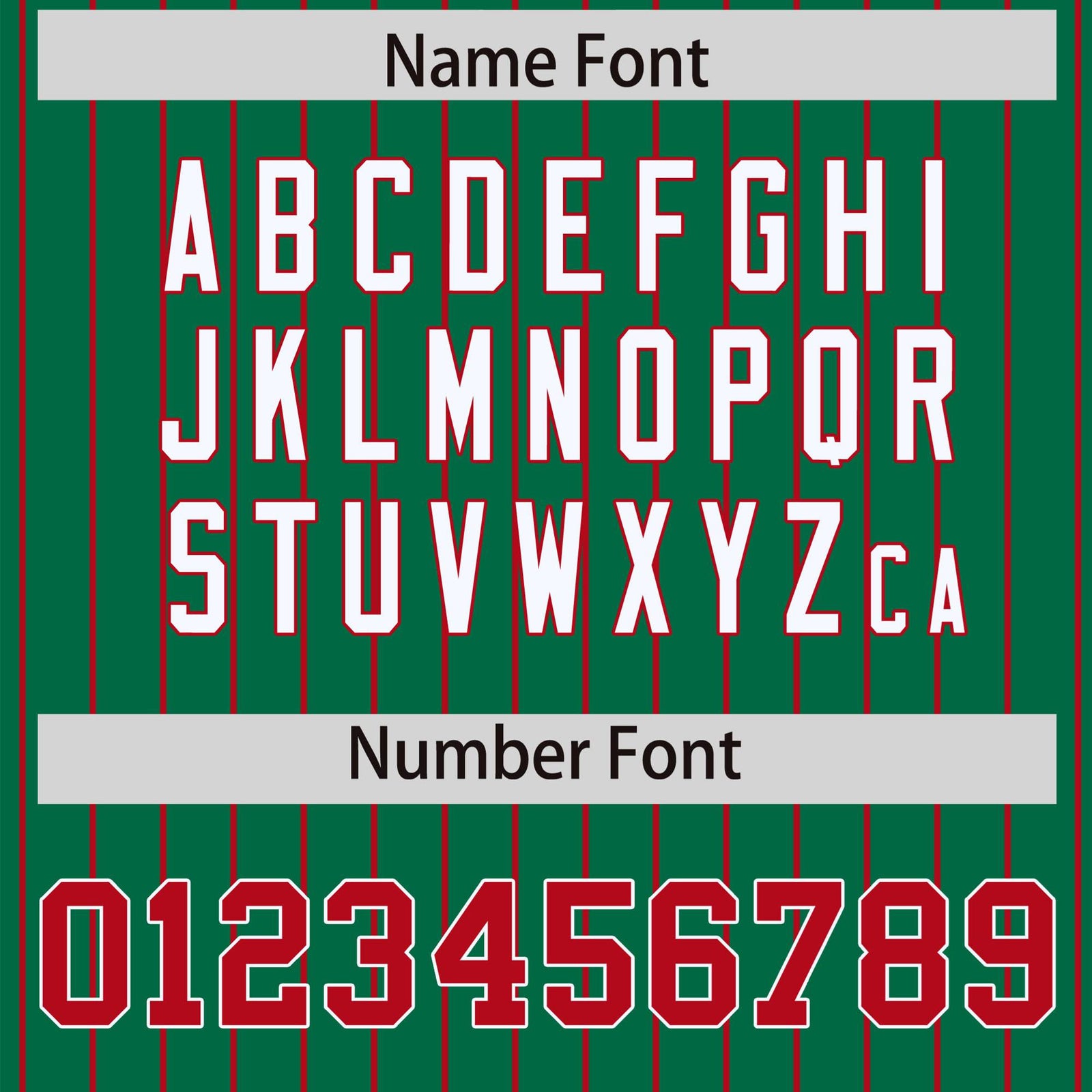 Custom Kelly Green Red Pinstripe White-Red Bomber Full-Snap Varsity Letterman Jacket