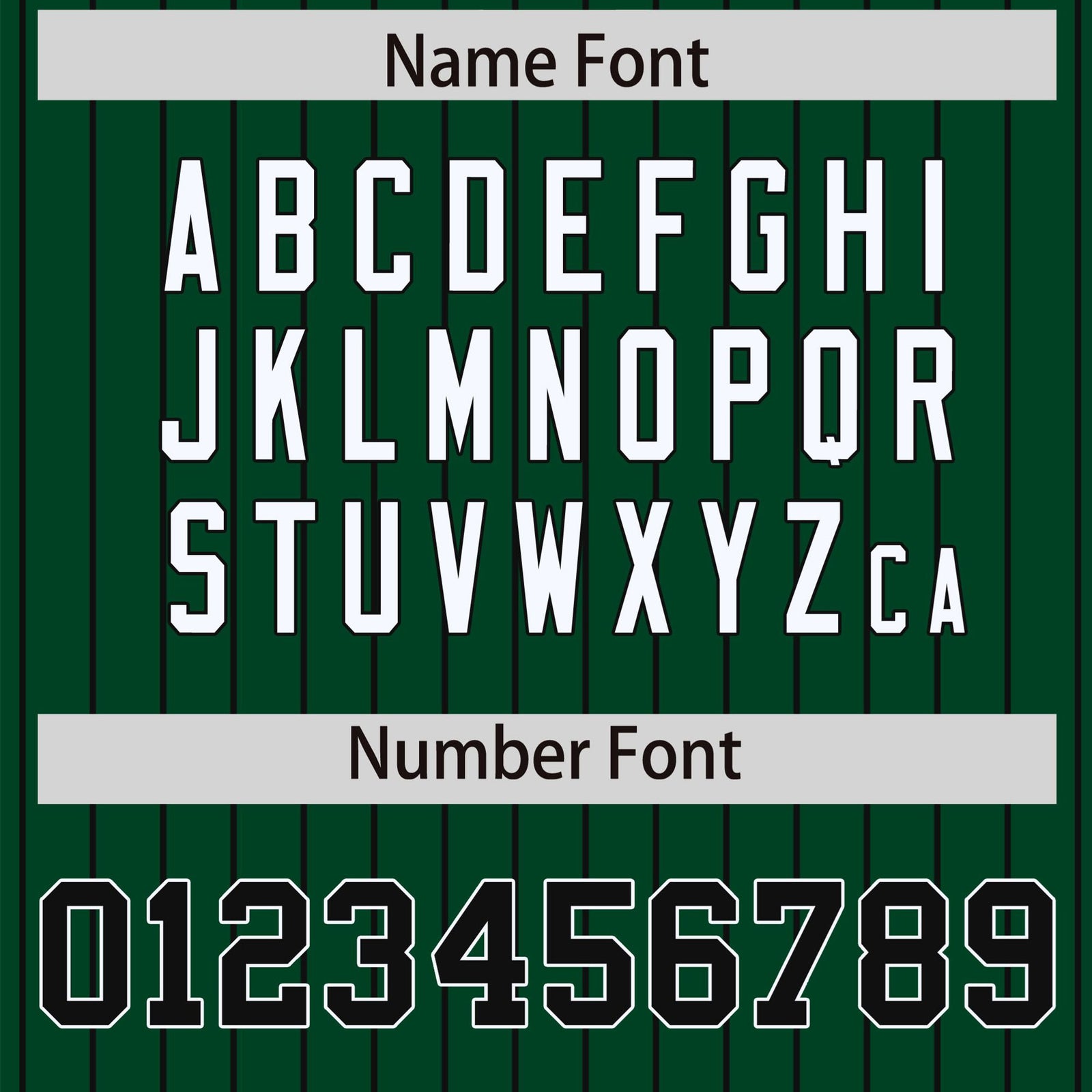 Custom Kelly Green Black Pinstripe White-Black Bomber Full-Snap Varsity Letterman Jacket