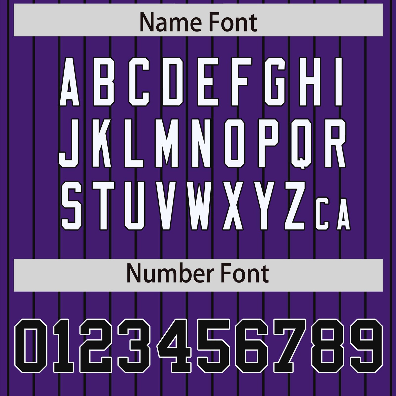 Custom Purple Black Pinstripe White-Black Bomber Full-Snap Varsity Letterman Jacket