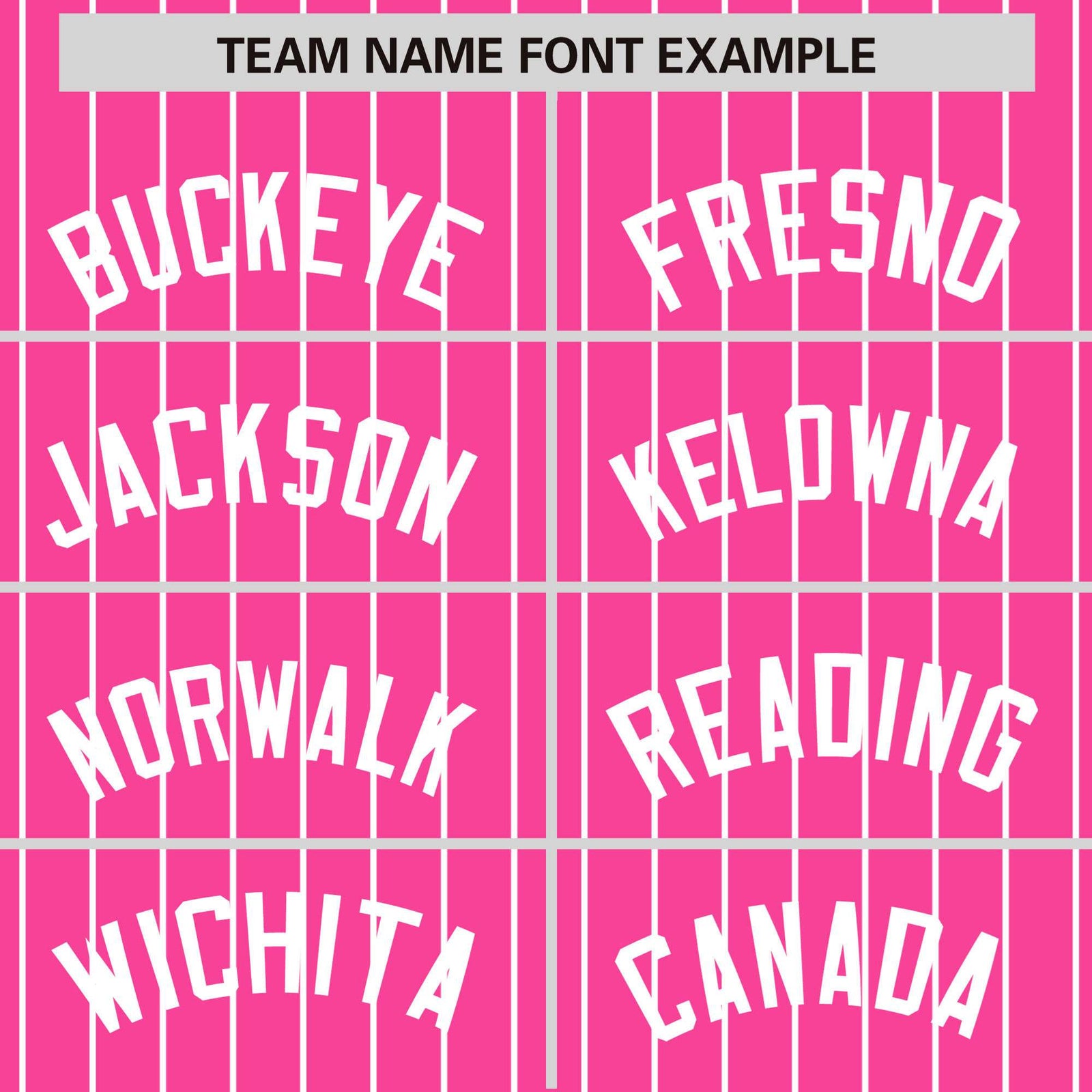 Custom Pink White Pinstripe White Bomber Full-Snap Varsity Letterman Jacket