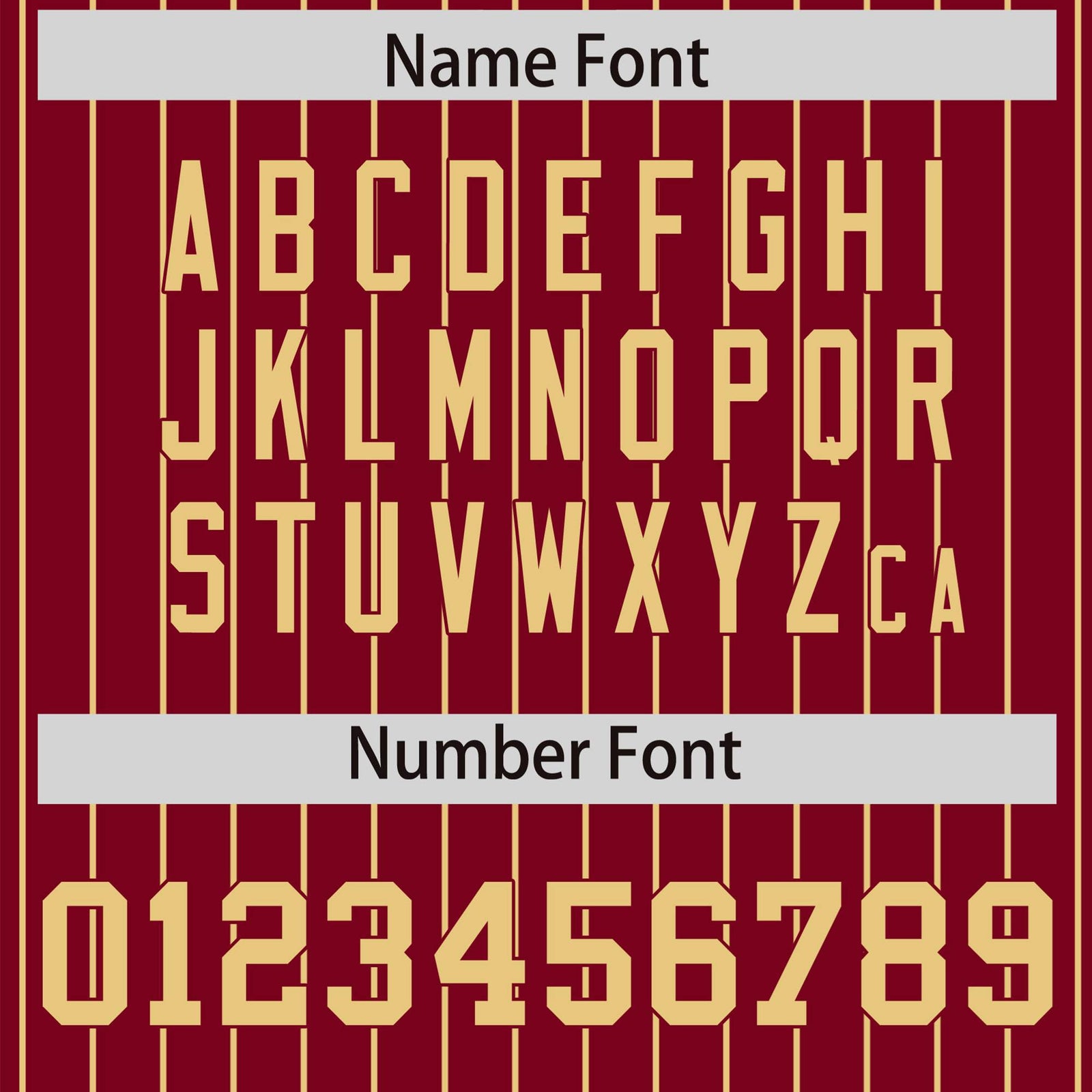 Custom Crimson Old-Gold Pinstripe Old-Gold Bomber Full-Snap Varsity Letterman Jacket