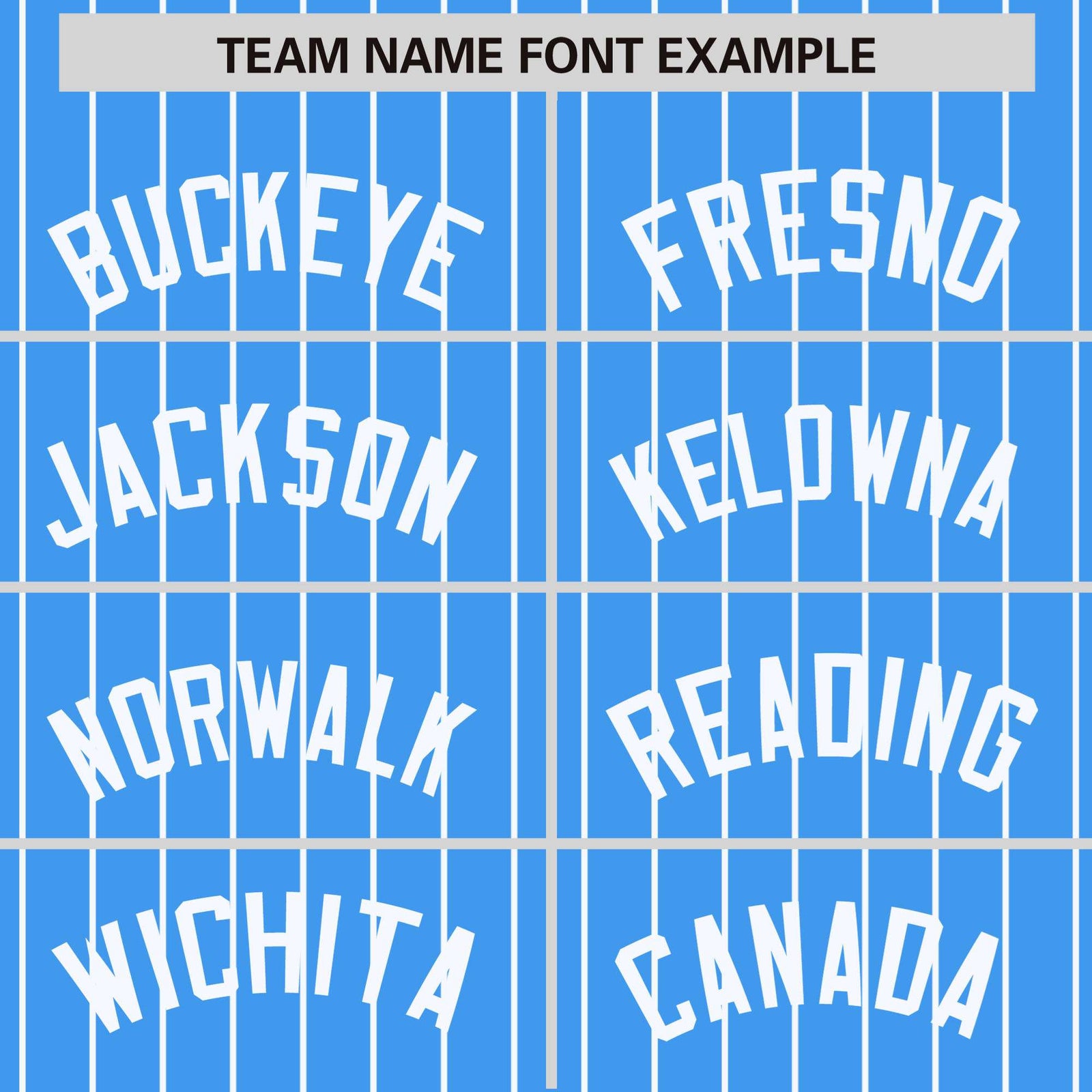 Custom Light Blue White Pinstripe White Bomber Full-Snap Varsity Letterman Jacket