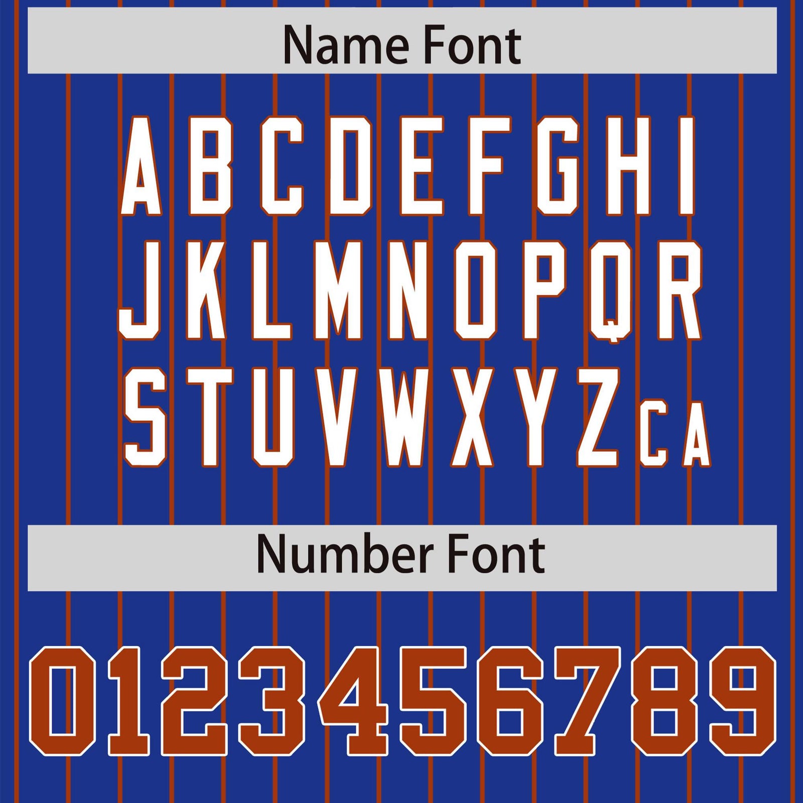 Custom Royal-Blue Brown Pinstripe White-Brown Bomber Full-Snap Varsity Letterman Jacket