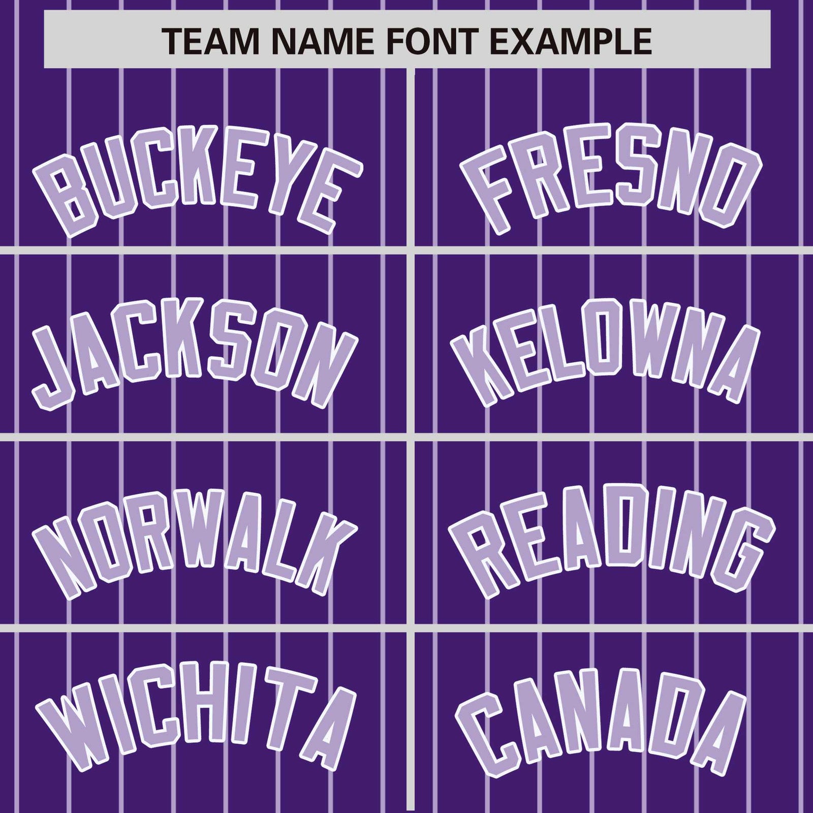 Custom Purple Light-Purple Pinstripe White Light-Purple Bomber Full-Snap Varsity Letterman Jacket