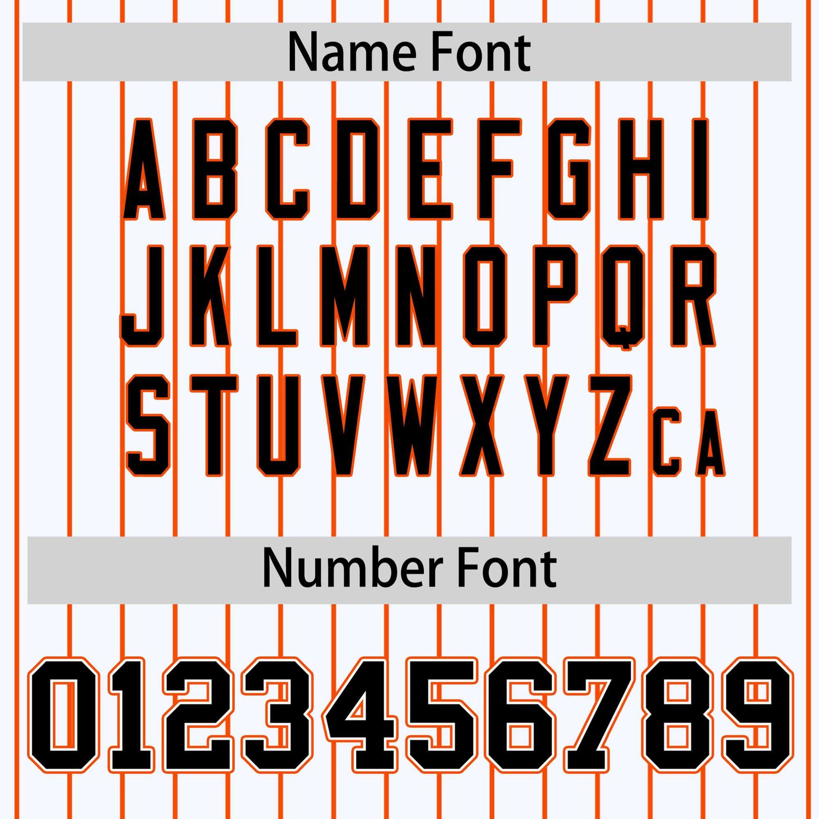 Custom White Orange Pinstripe Orange-Black Bomber Full-Snap Varsity Letterman Jacket