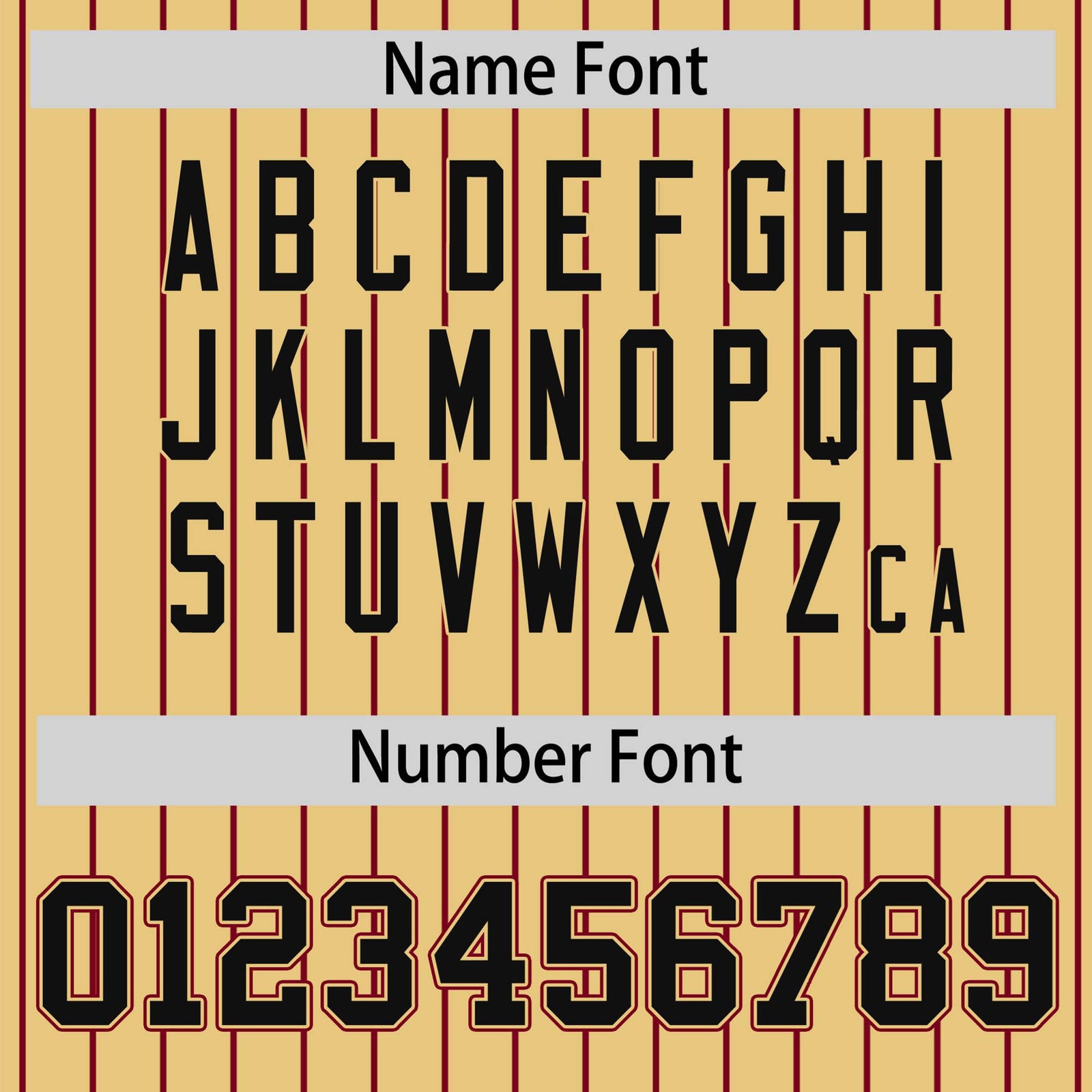 Custom Old Gold Crimson Pinstripe Crimson-Black Bomber Full-Snap Varsity Letterman Jacket