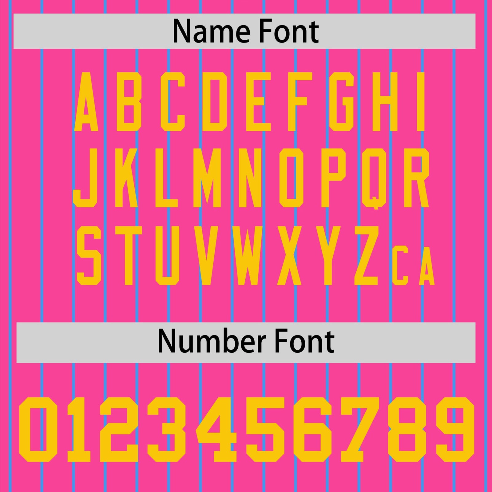 Custom Pink Powder-Blue Pinstripe Gold Bomber Full-Snap Varsity Letterman Jacket