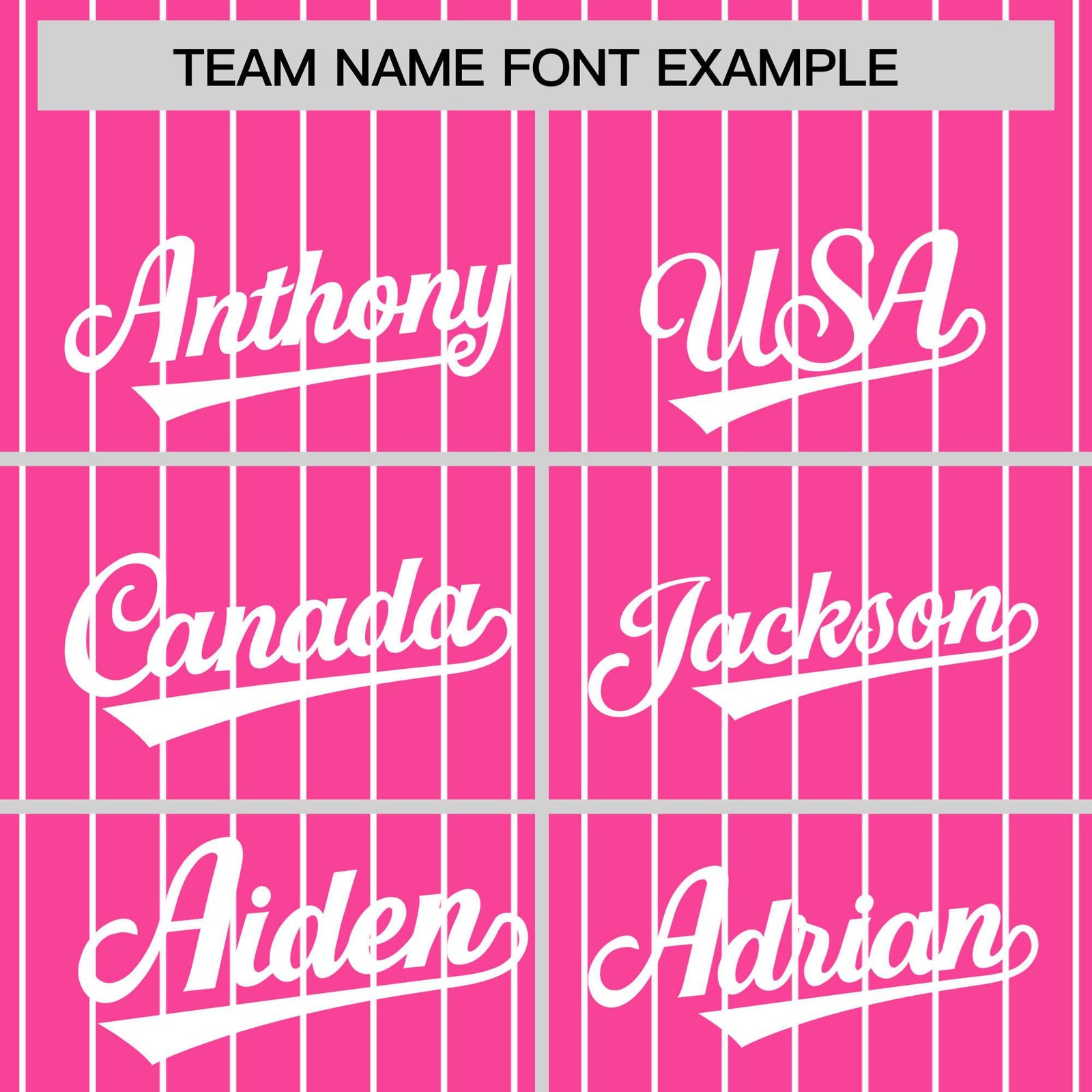 Custom Pink White Pinstripe White Bomber Full-Snap Varsity Letterman Jacket