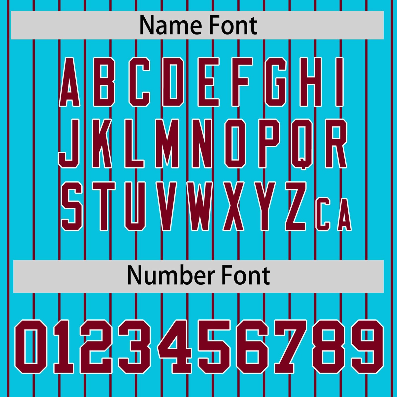 Custom Aqua Crimson Pinstripe White-Crimson Bomber Full-Snap Varsity Letterman Jacket