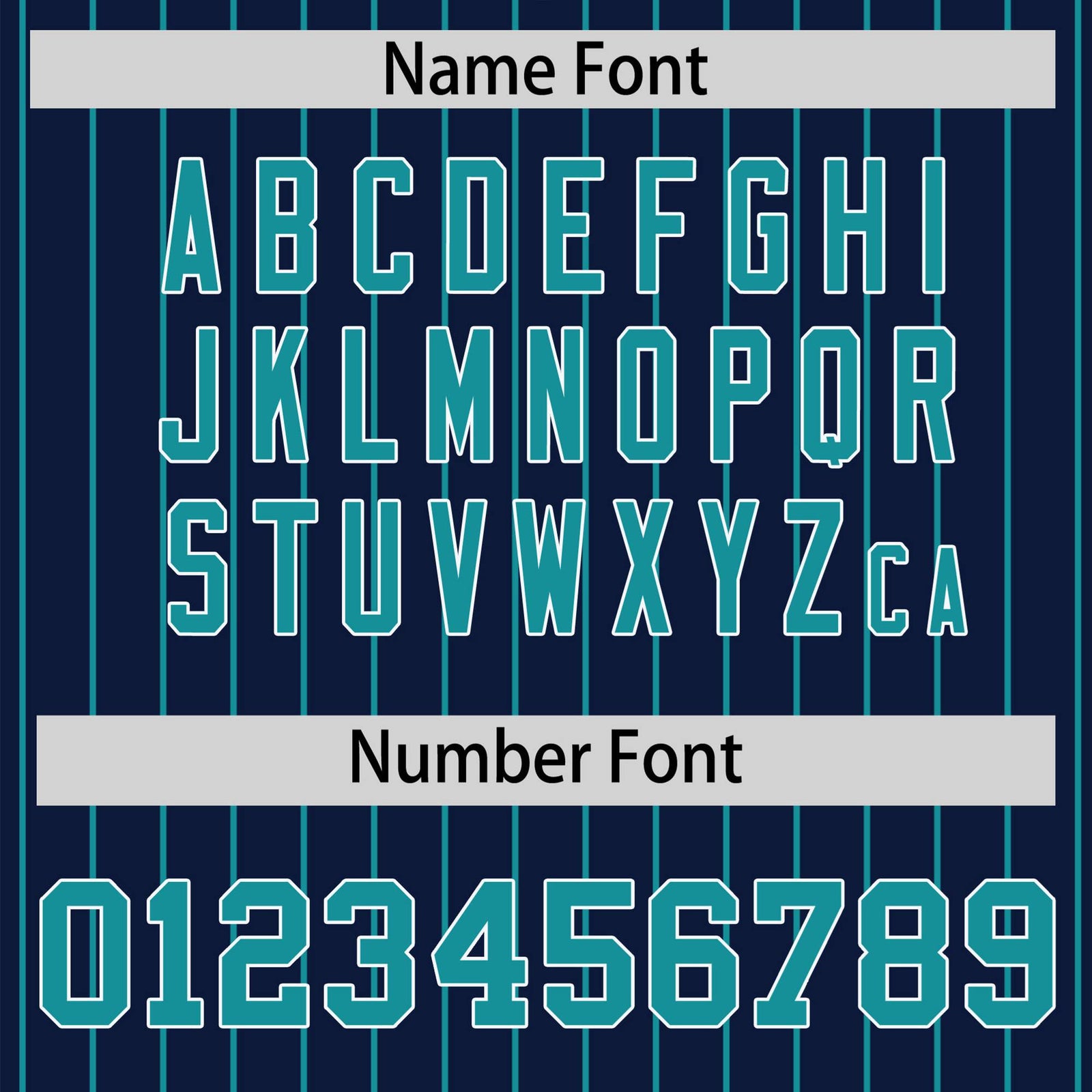 Custom Navy-Aqua Pinstripe White-Aqua Bomber Full-Snap Varsity Letterman Jacket