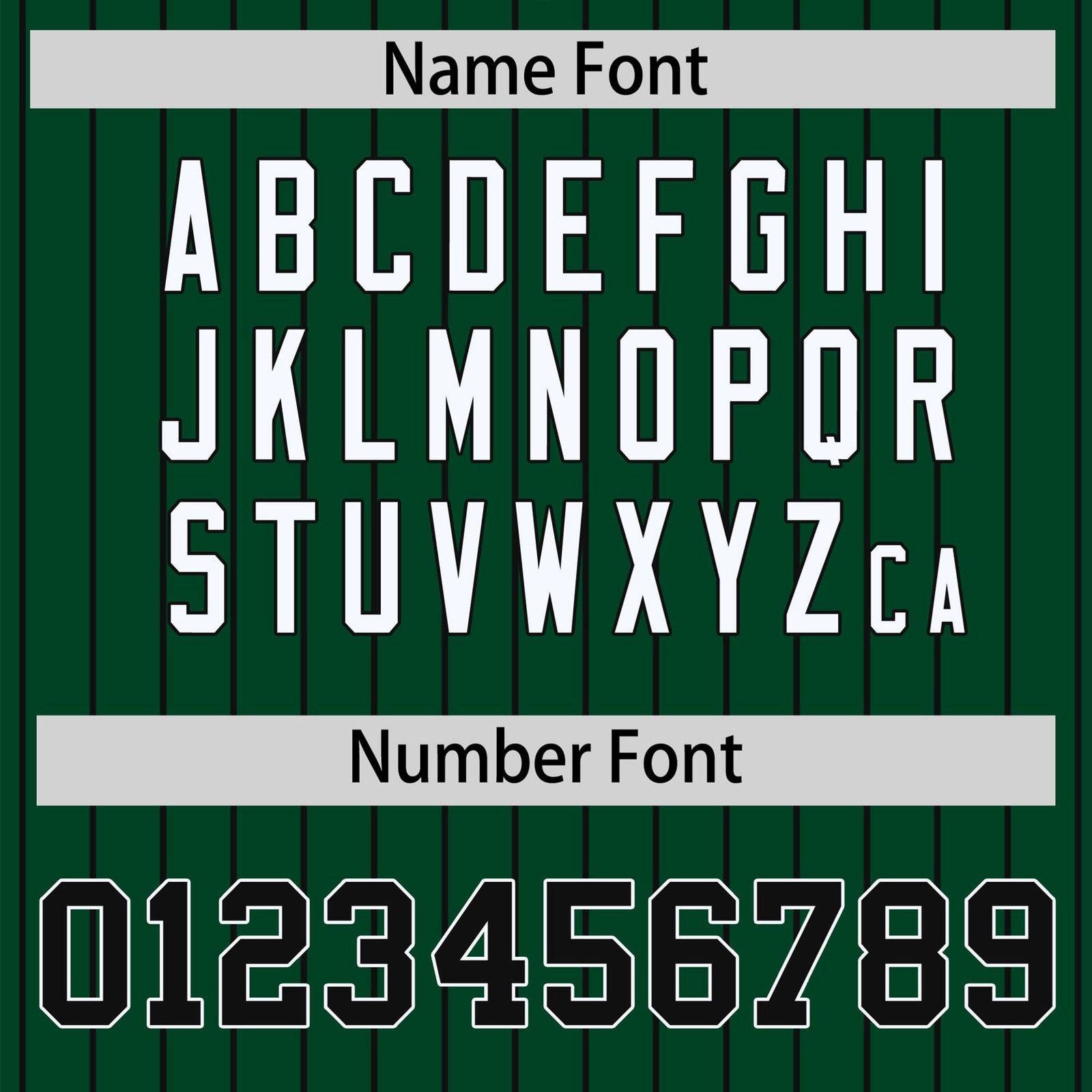 Custom Kelly Green Black Pinstripe White-Black Bomber Full-Snap Varsity Letterman Jacket