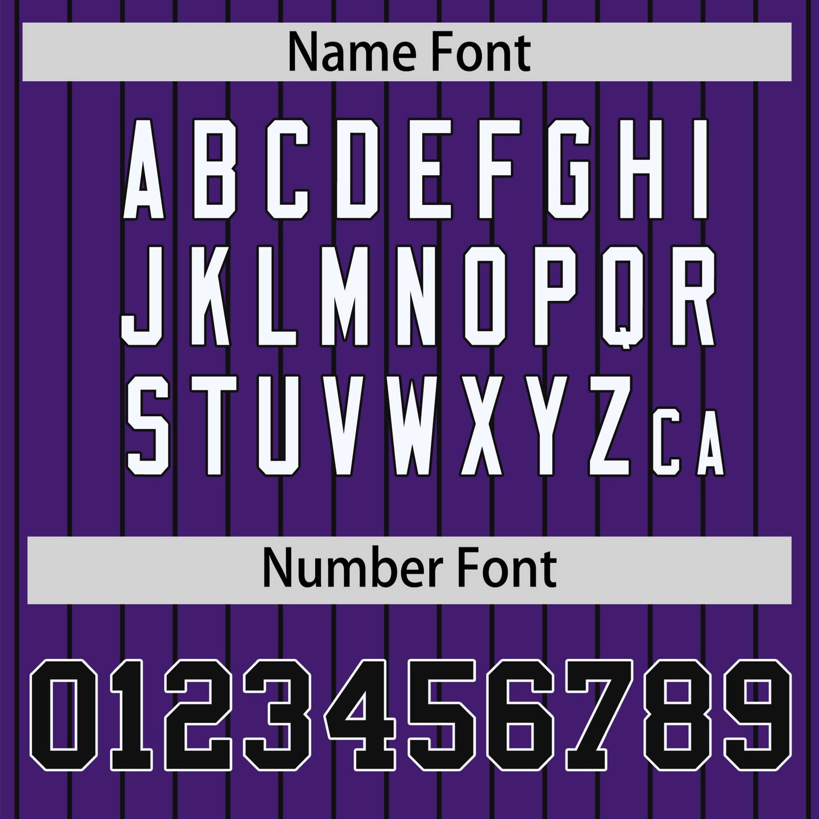 Custom Purple Black Pinstripe White-Black Bomber Full-Snap Varsity Letterman Jacket