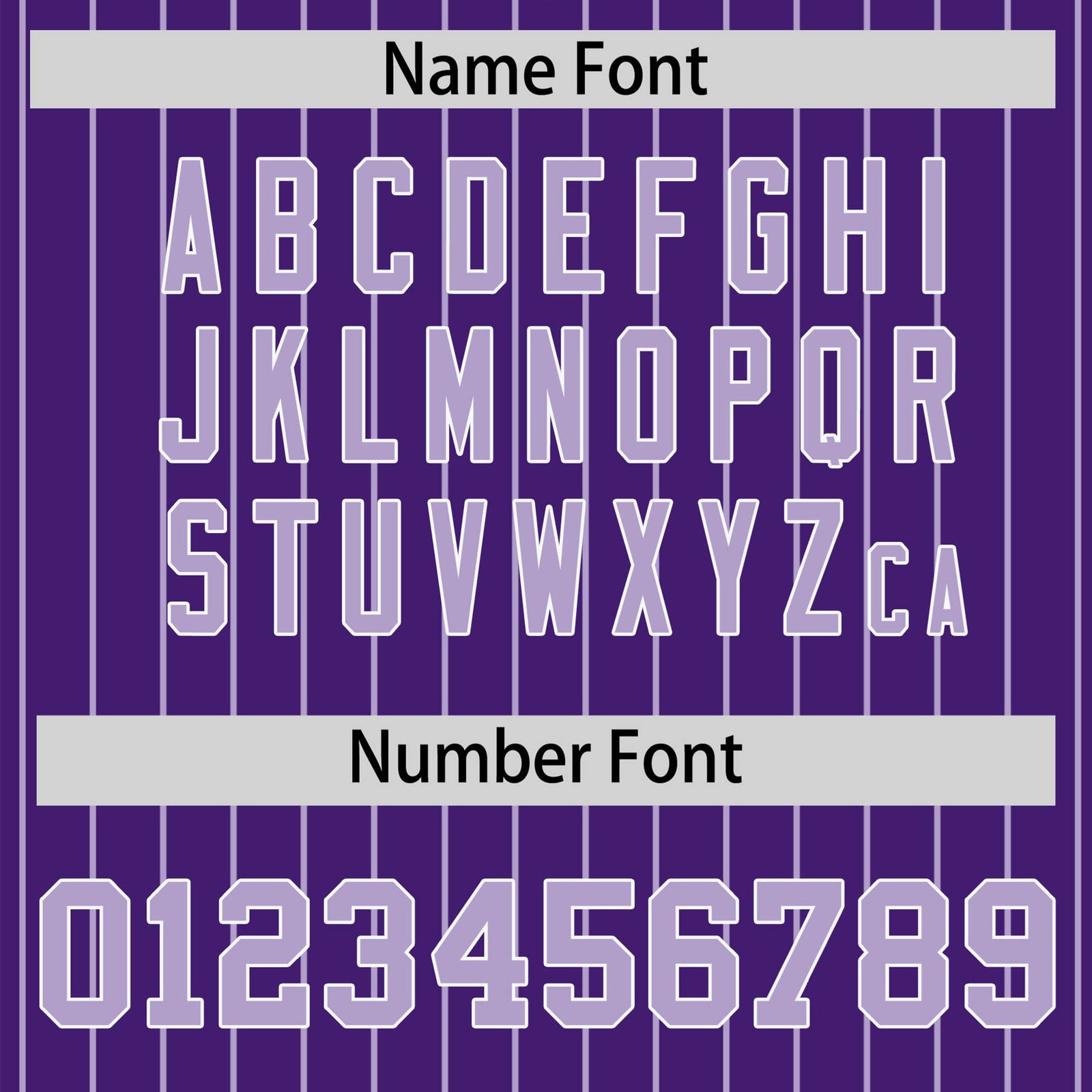 Custom Purple Light-Purple Pinstripe White Light-Purple Bomber Full-Snap Varsity Letterman Jacket