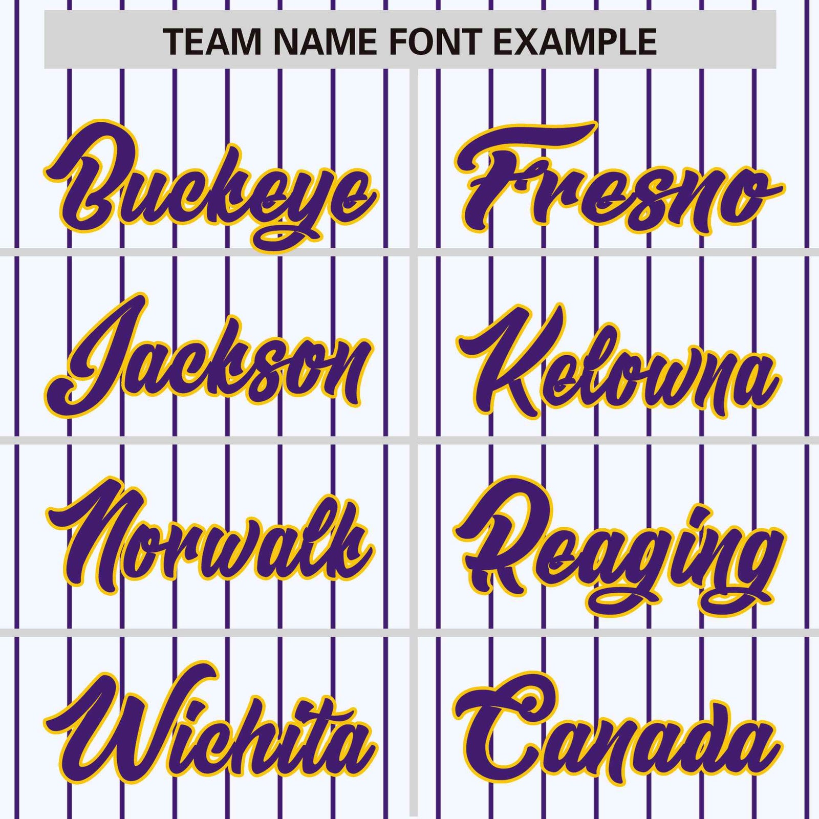 Custom White Purple Pinstripe Glod-Purple Bomber Full-Snap Varsity Letterman Jacket