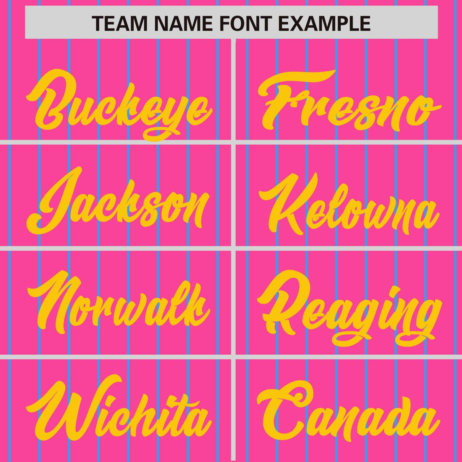 Custom Pink Powder-Blue Pinstripe Gold Bomber Full-Snap Varsity Letterman Jacket