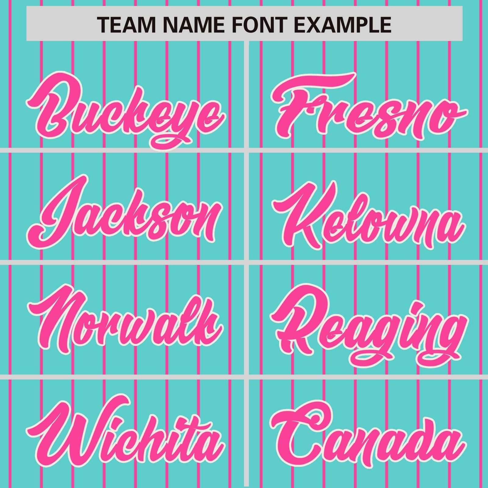 Custom Aqua Pink Pinstripe White-Pink Bomber Full-Snap Varsity Letterman Jacket