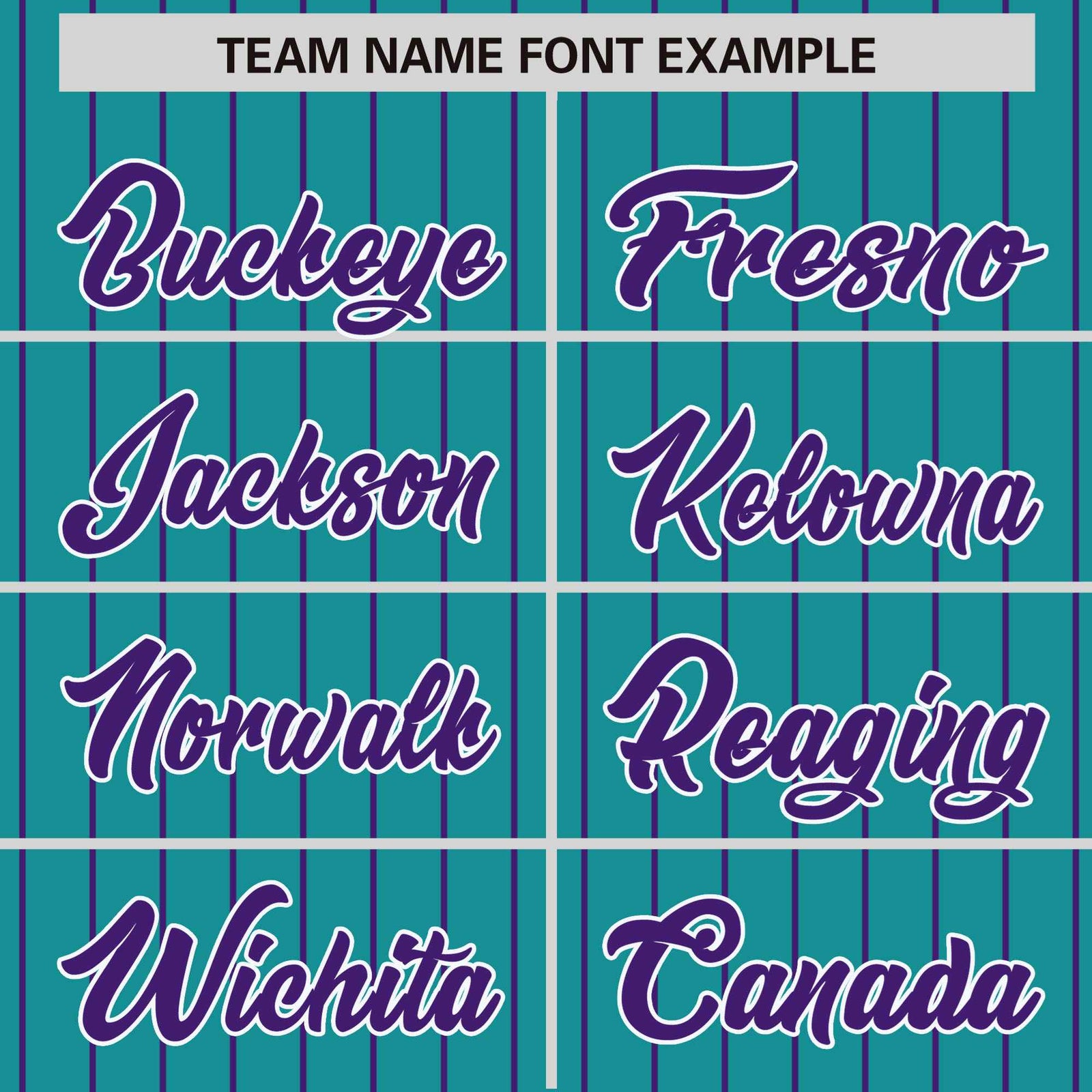 Custom Aqua Purple Pinstripe White-Purple Bomber Full-Snap Varsity Letterman Jacket