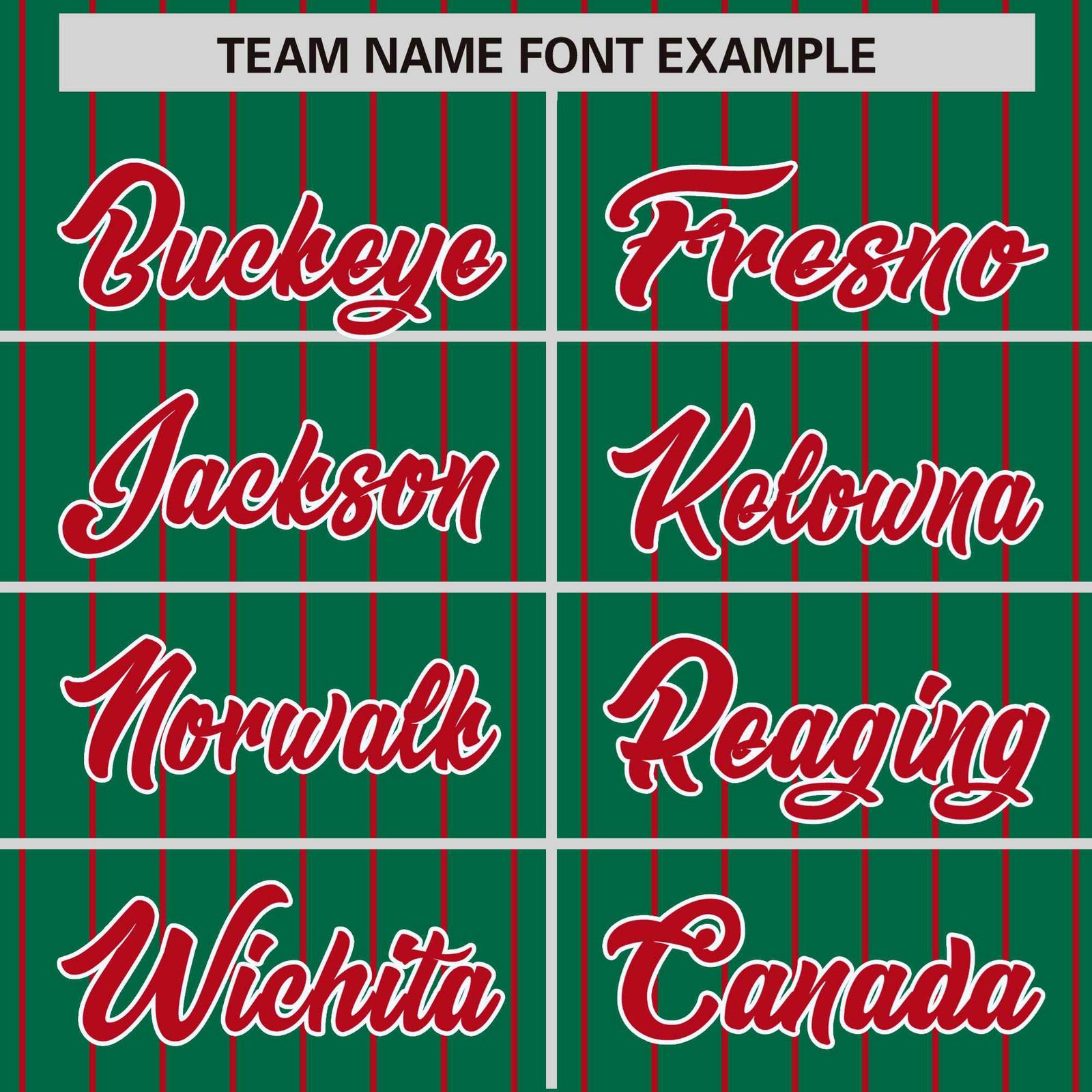 Custom Kelly Green Red Pinstripe White-Red Bomber Full-Snap Varsity Letterman Jacket