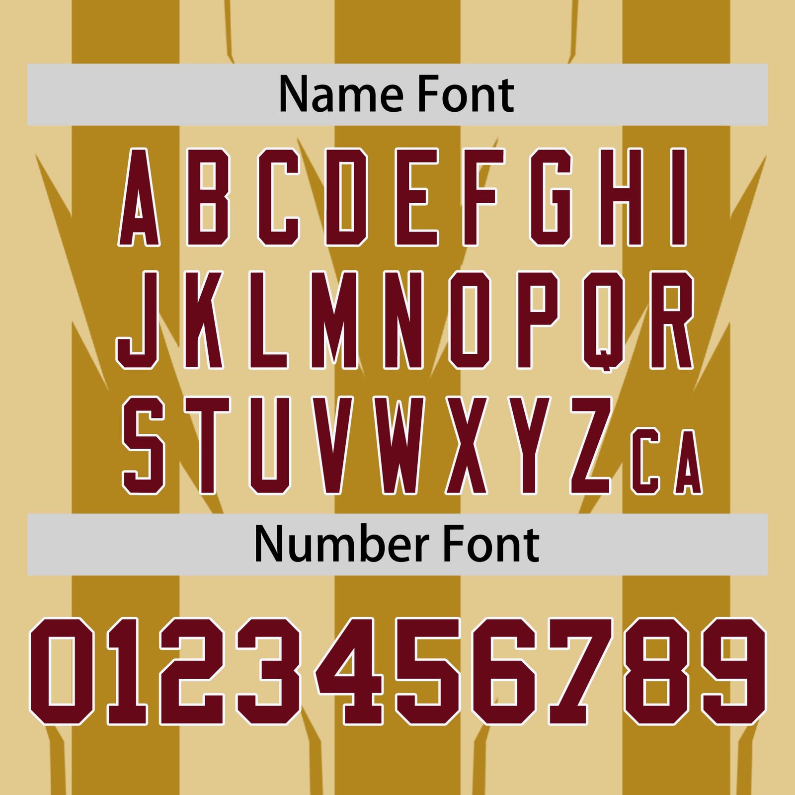 Custom Old Gold Khaki-Crimson Blade Graffiti Pattern Varsity Full-Snap Jacket