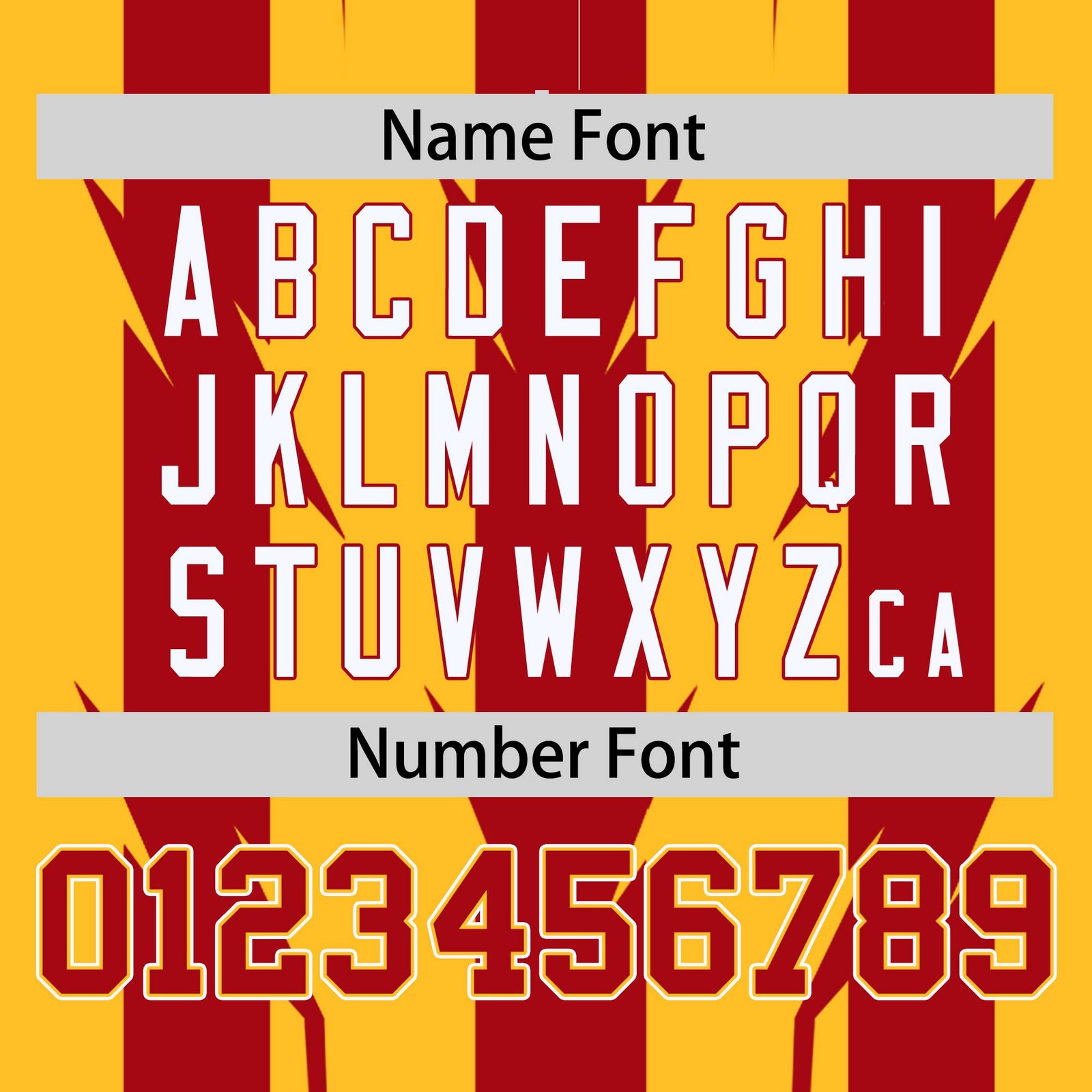 Custom Yellow Red-White Blade Graffiti Pattern Varsity Full-Snap Jacket