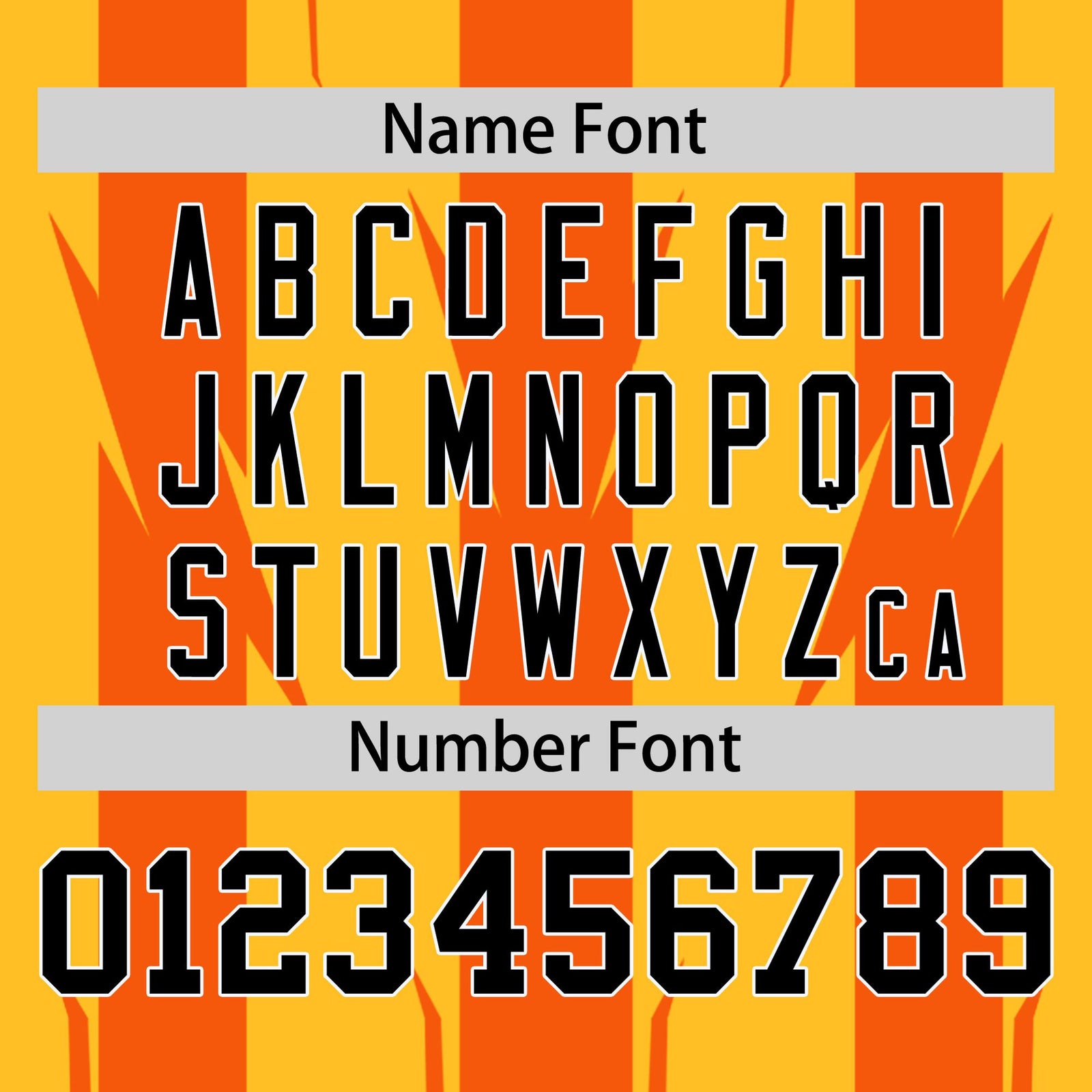 Custom Yellow Orange Black-White Blade Graffiti Pattern Varsity Full-Snap Jacket