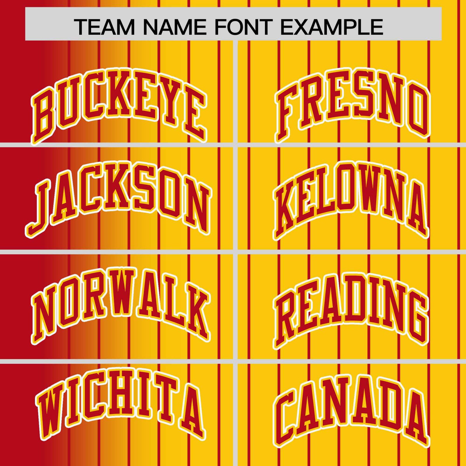 Custom Gold Red Pinstripe White-Red Gradient Fashion Varsity Full-Snap Jacket