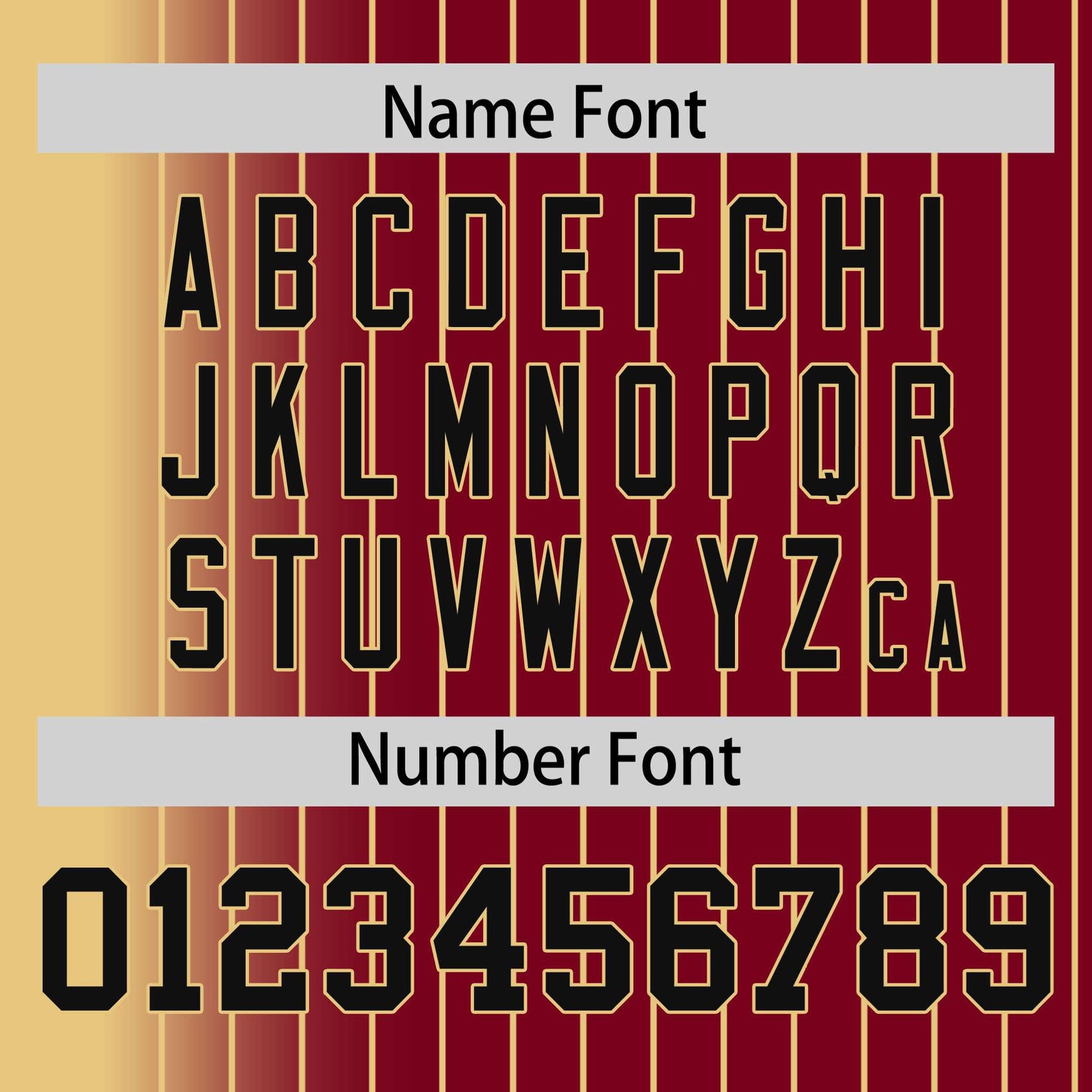 Custom Crimson Khaki Pinstripe Black-Khaki Gradient Fashion Varsity Full-Snap Jacket