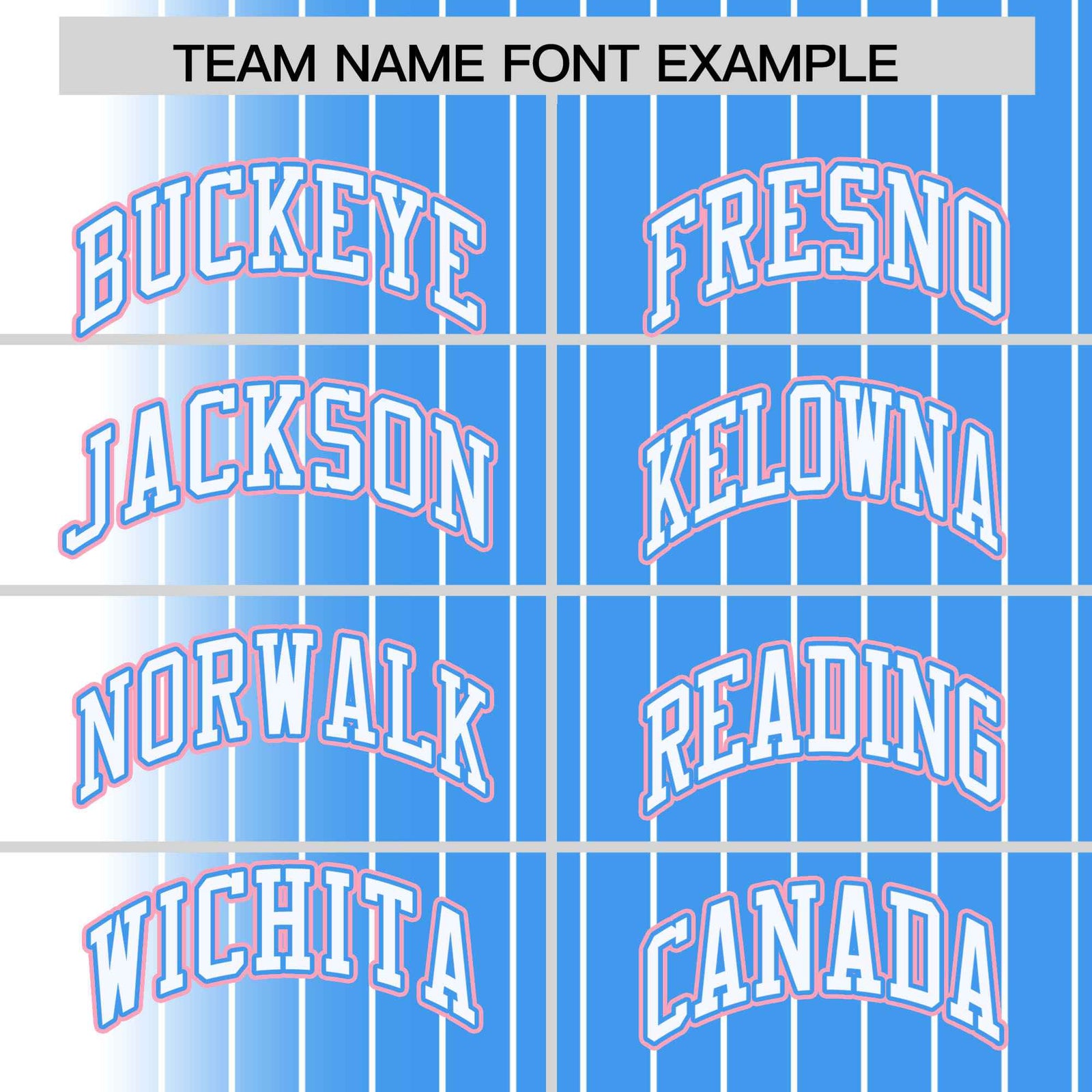 Custom Powder Blue White Pinstripe Powder Blue-White Gradient Fashion Varsity Full-Snap Jacket