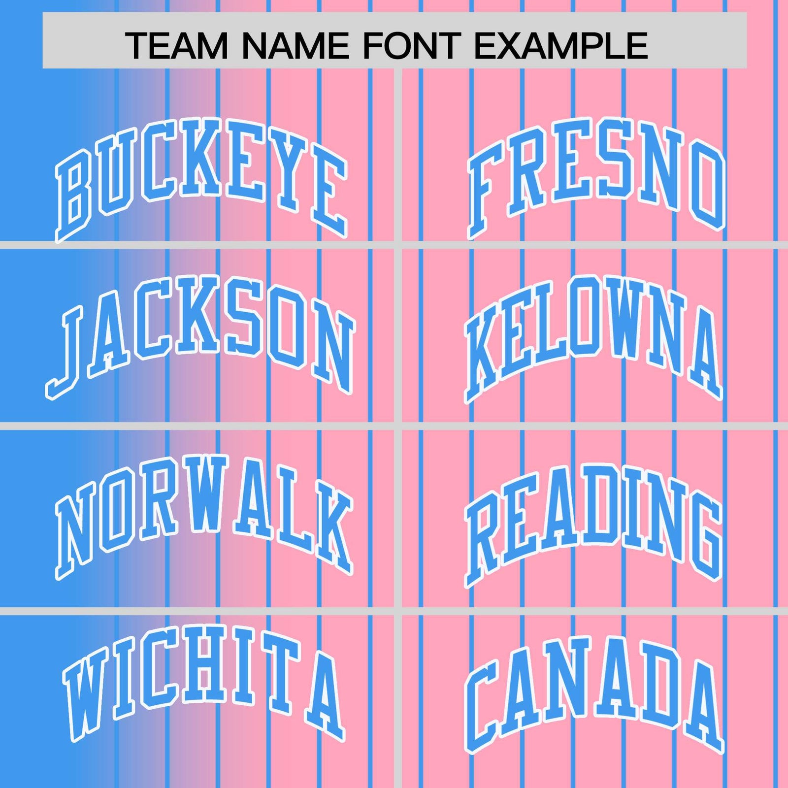 Custom Light Pink Powder-Blue Pinstripe White-Powder Blue Gradient Fashion Varsity Full-Snap Jacket