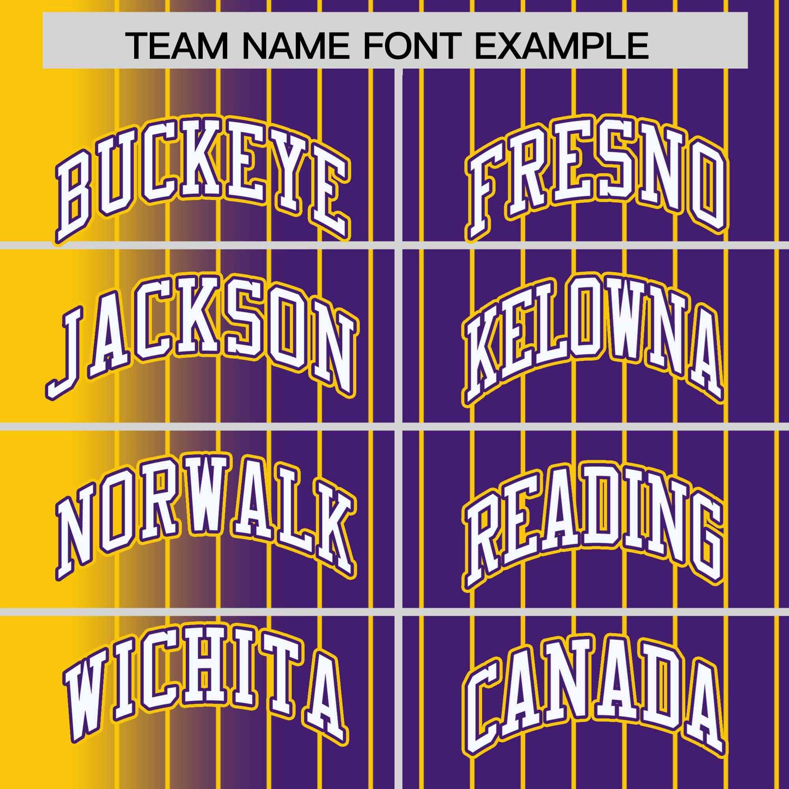 Custom Purple Gold Pinstripe White-Gold Gradient Fashion Varsity Full-Snap Jacket