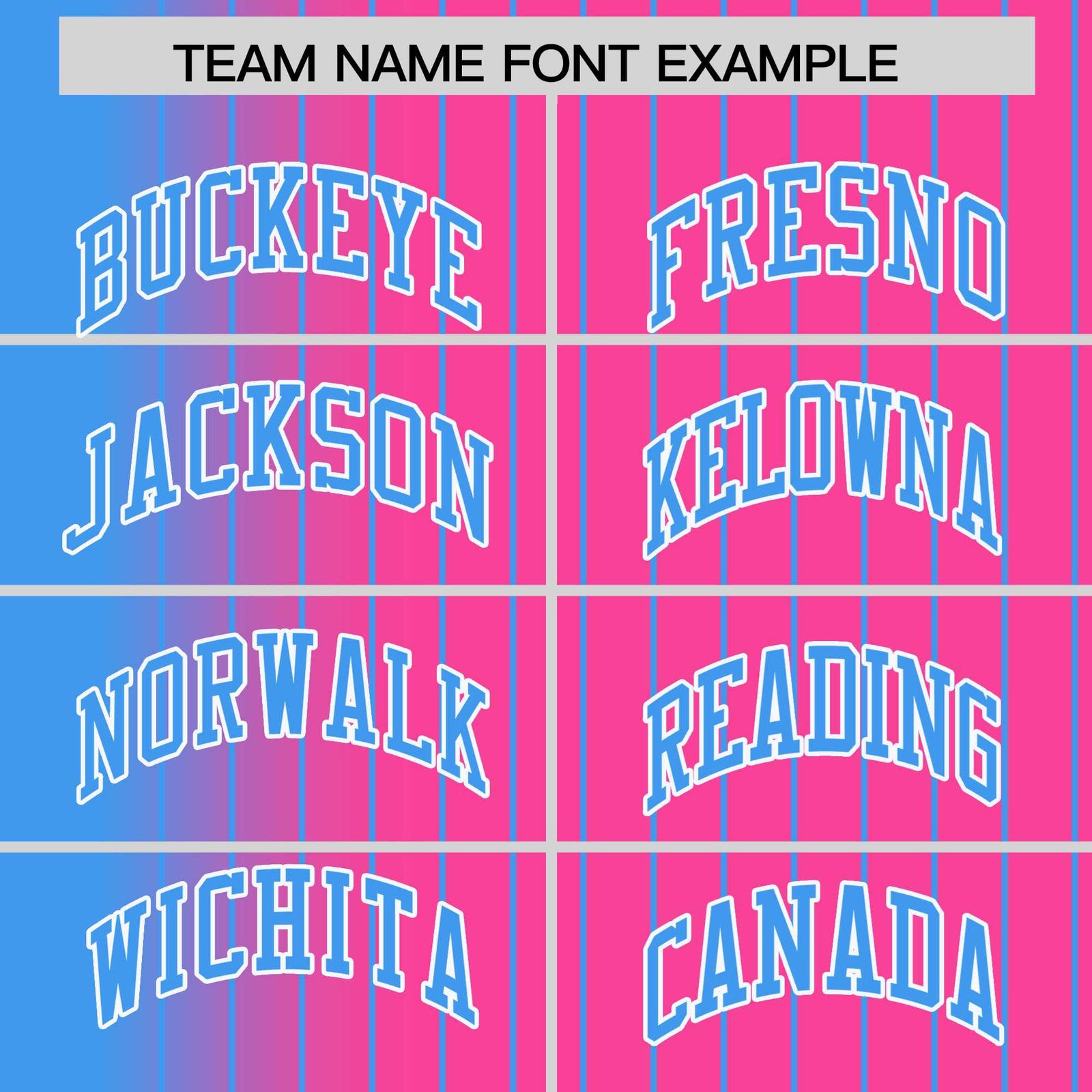 Custom Pink Powder Blue Pinstripe White-Powder Blue Gradient Fashion Varsity Full-Snap Jacket