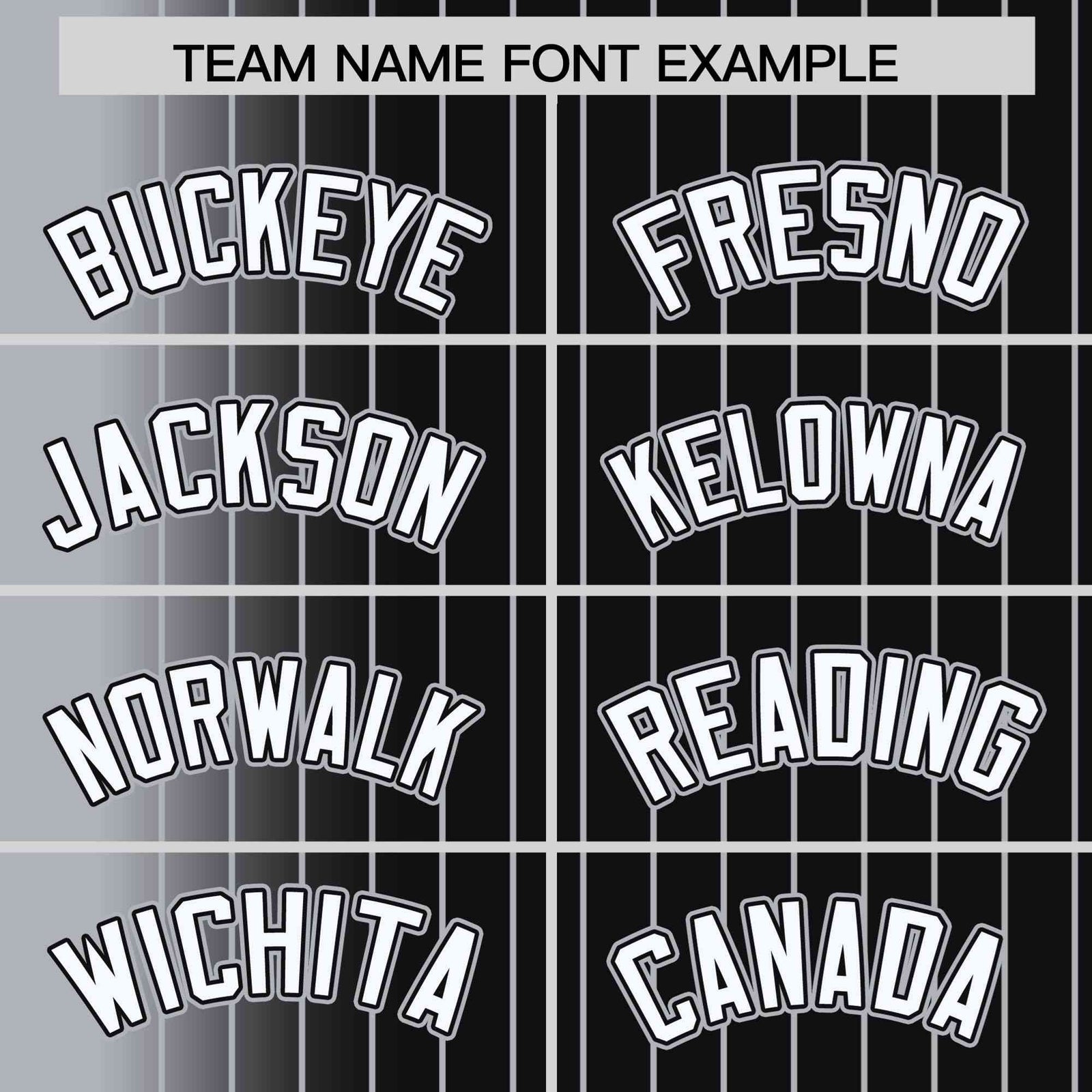 Custom Black Gray Pinstripe White-Gray Gradient Fashion Varsity Full-Snap Jacket