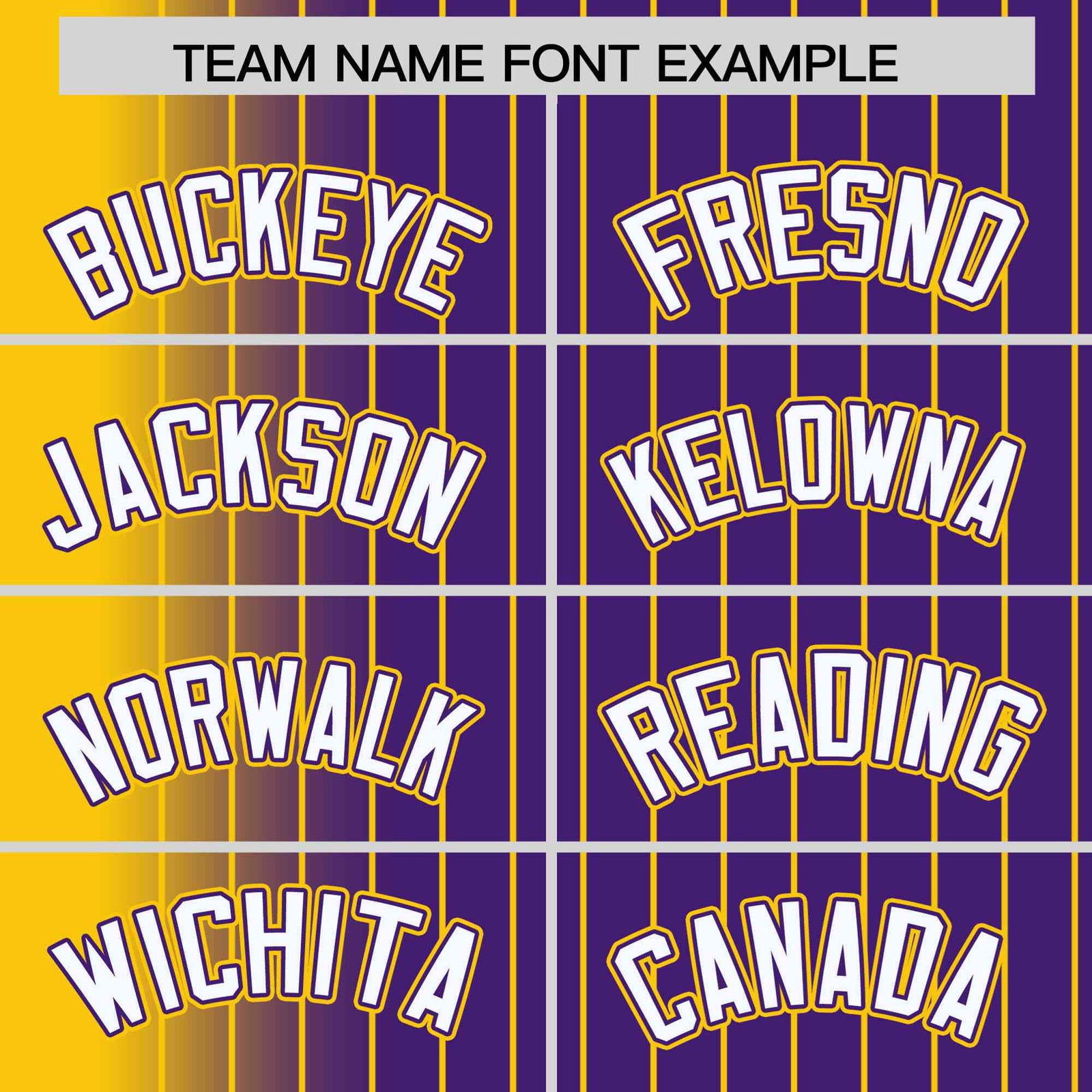 Custom Purple Gold Pinstripe White-Gold Gradient Fashion Varsity Full-Snap Jacket