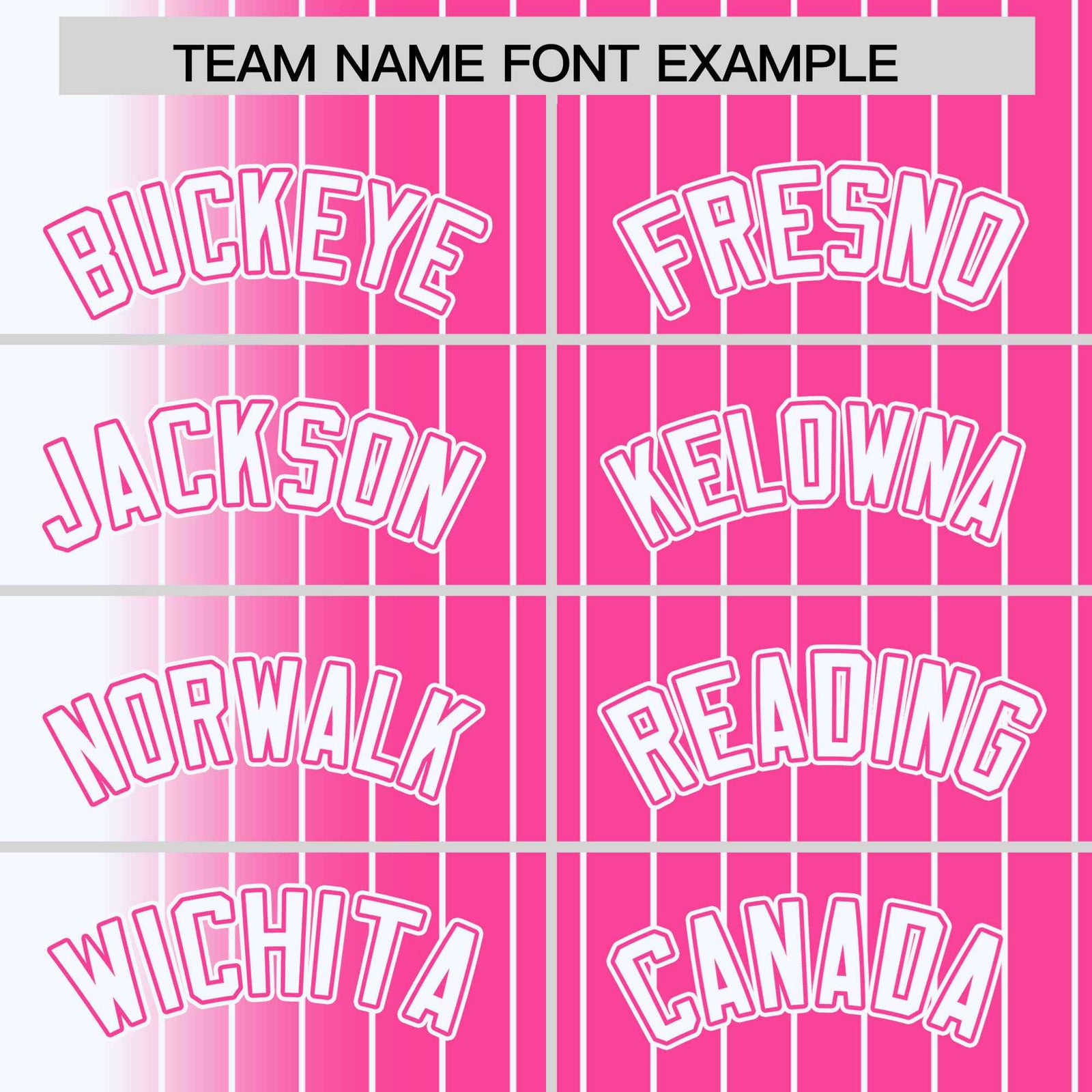 Custom Pink White Pinstripe Pink-White Gradient Fashion Varsity Full-Snap Jacket