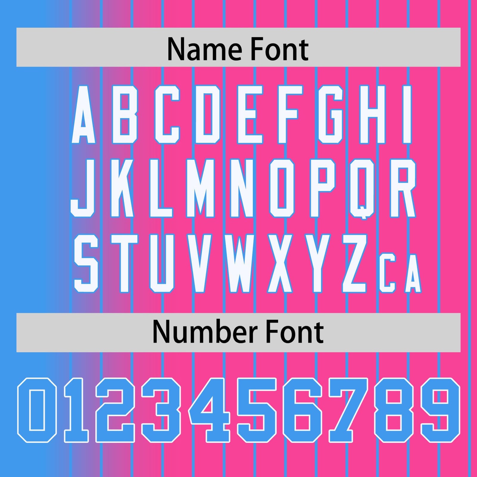 Custom Pink Powder Blue Pinstripe White-Powder Blue Gradient Fashion Varsity Full-Snap Jacket