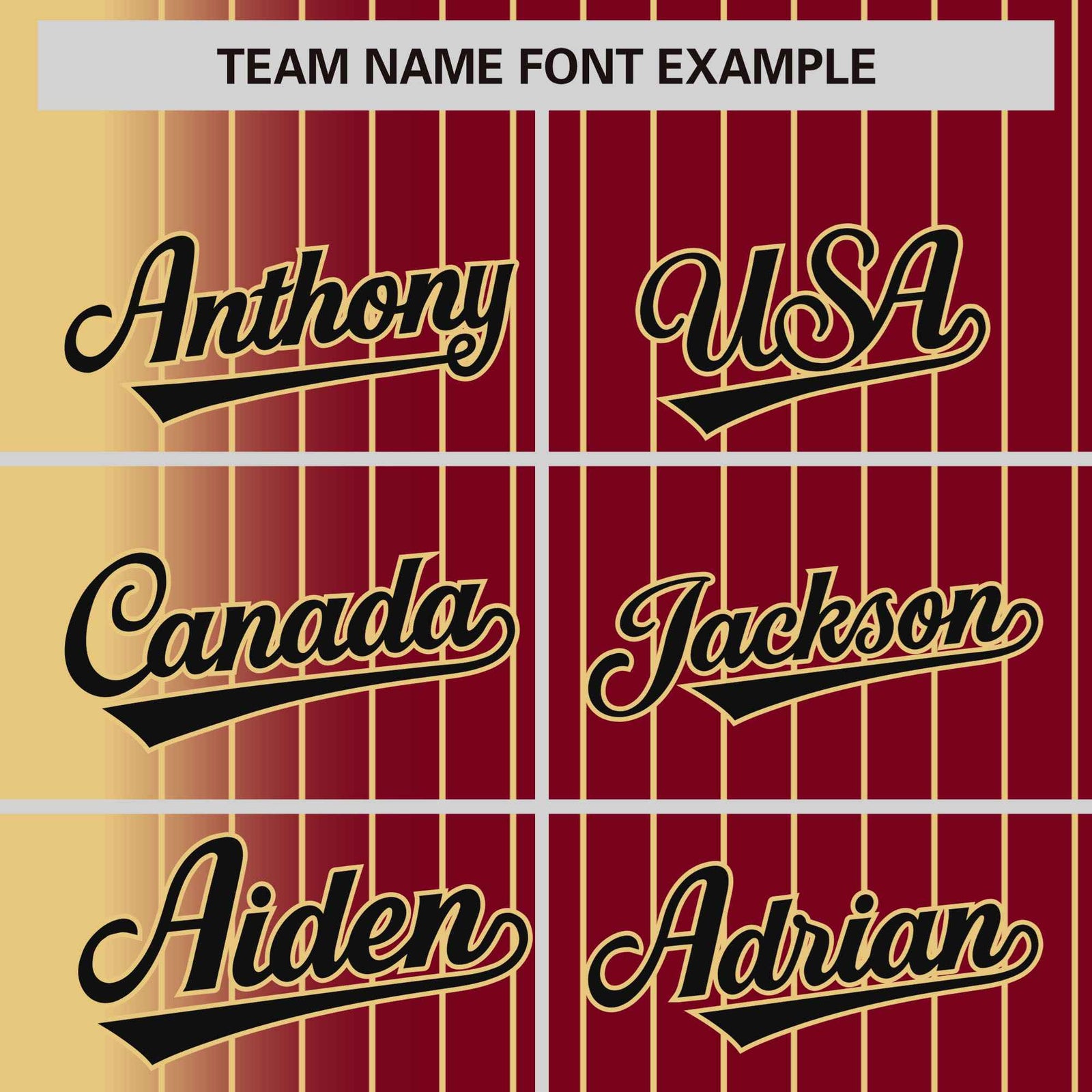 Custom Crimson Khaki Pinstripe Black-Khaki Gradient Fashion Varsity Full-Snap Jacket