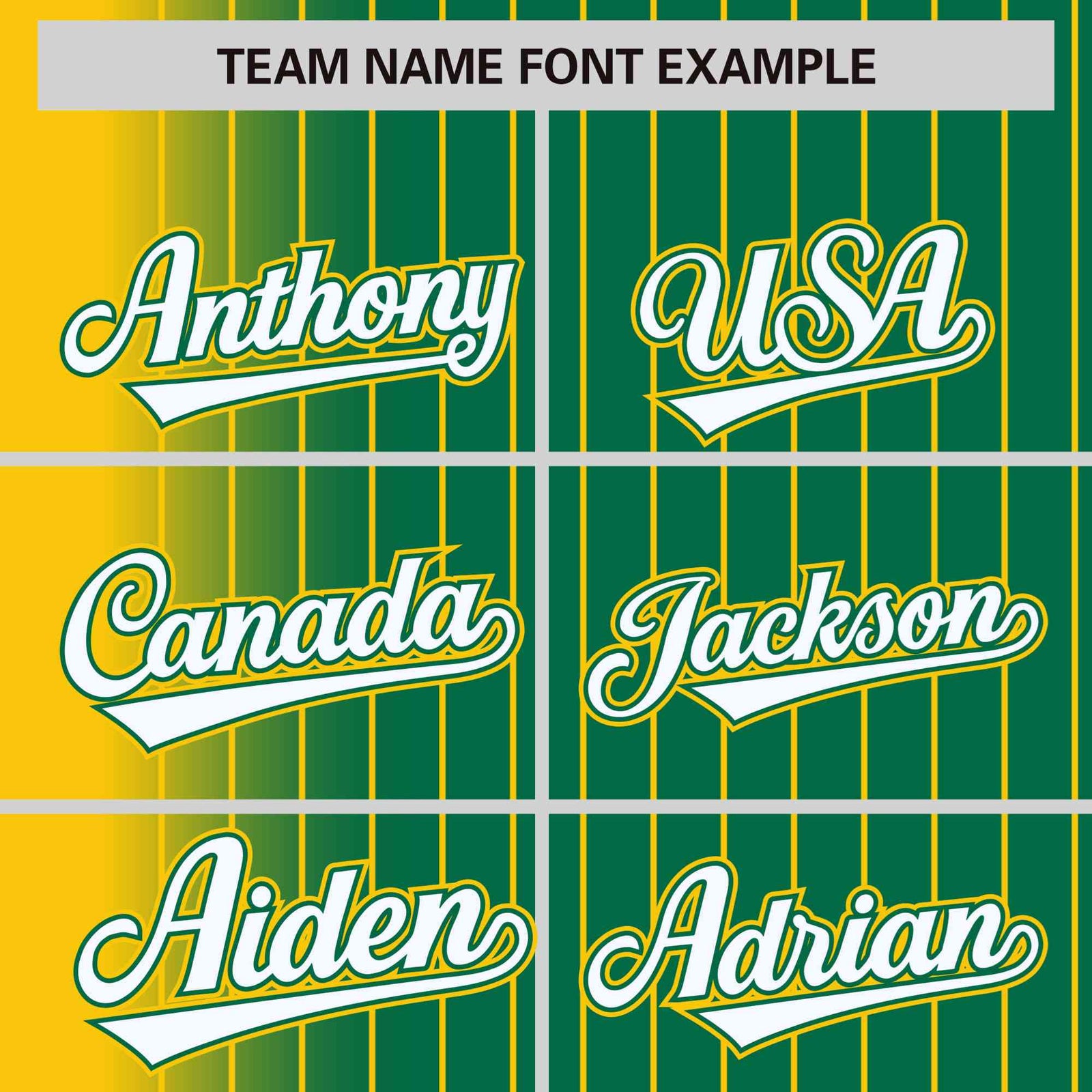 Custom Kelly Green Gold Pinstripe White-Gold Gradient Fashion Varsity Full-Snap Jacket