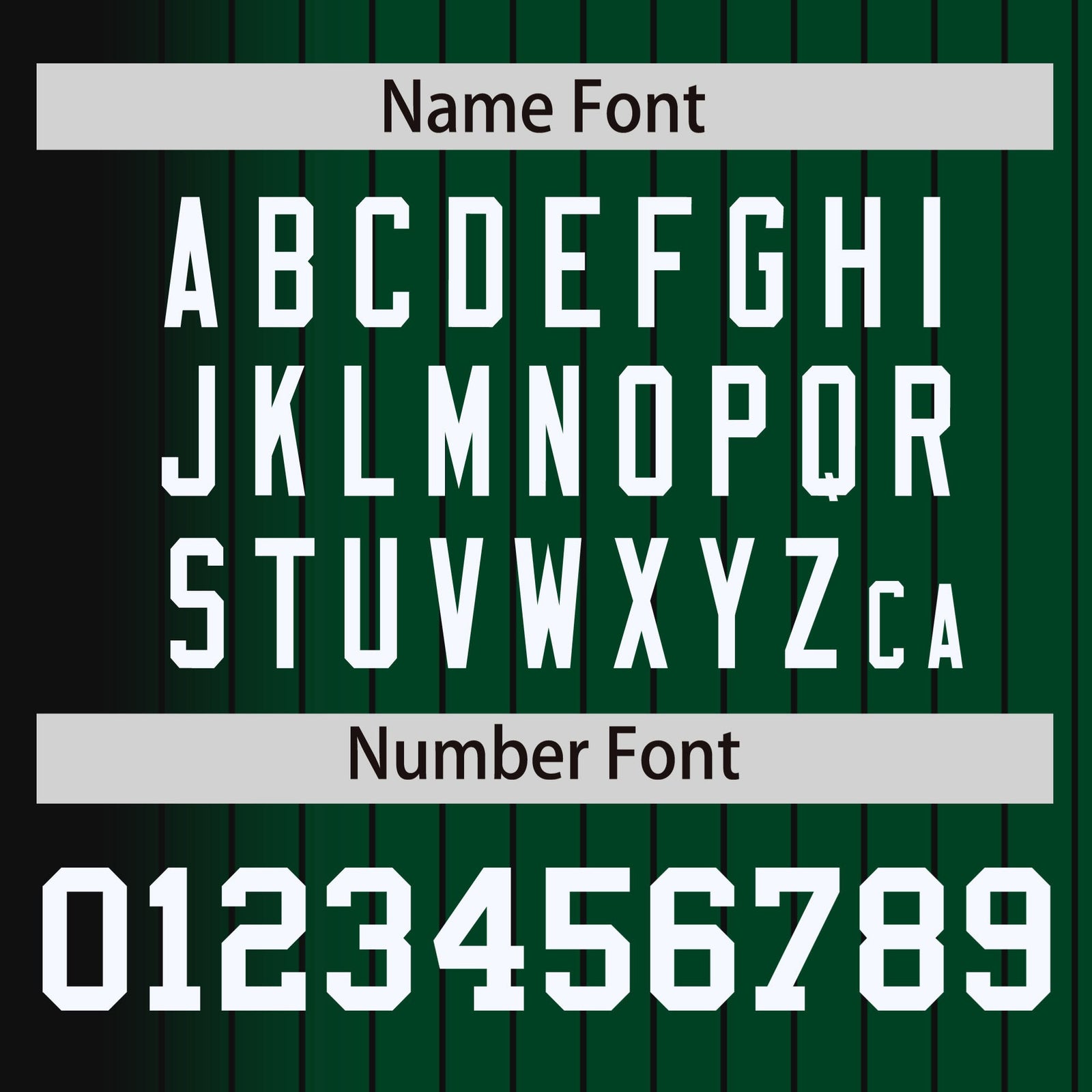 Custom Green Black Pinstripe White-Black Gradient Fashion Varsity Full-Snap Jacket