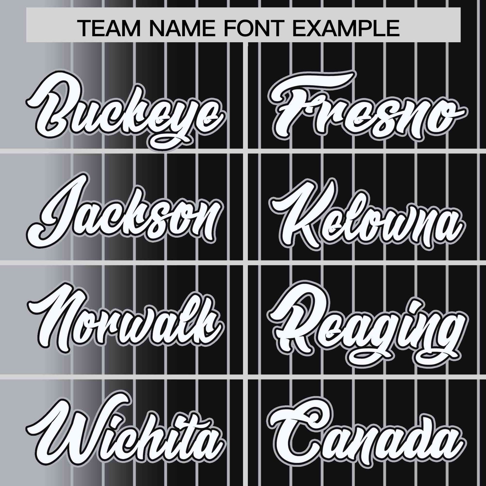 Custom Black Gray Pinstripe White-Gray Gradient Fashion Varsity Full-Snap Jacket