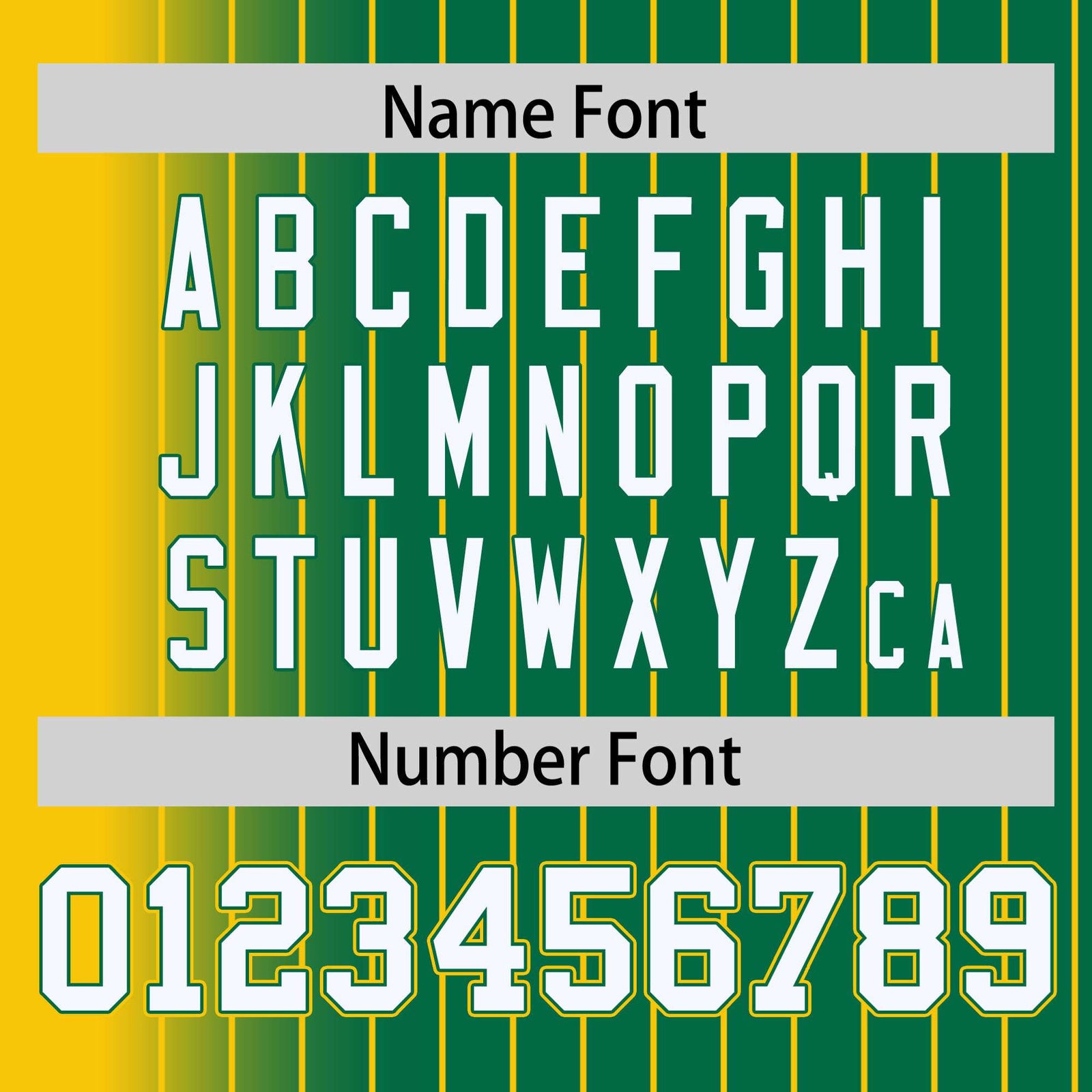 Custom Kelly Green Gold Pinstripe White-Gold Gradient Fashion Varsity Full-Snap Jacket