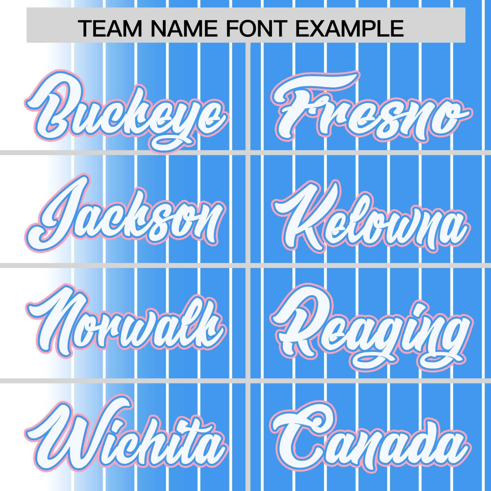 Custom Powder Blue White Pinstripe Powder Blue-White Gradient Fashion Varsity Full-Snap Jacket