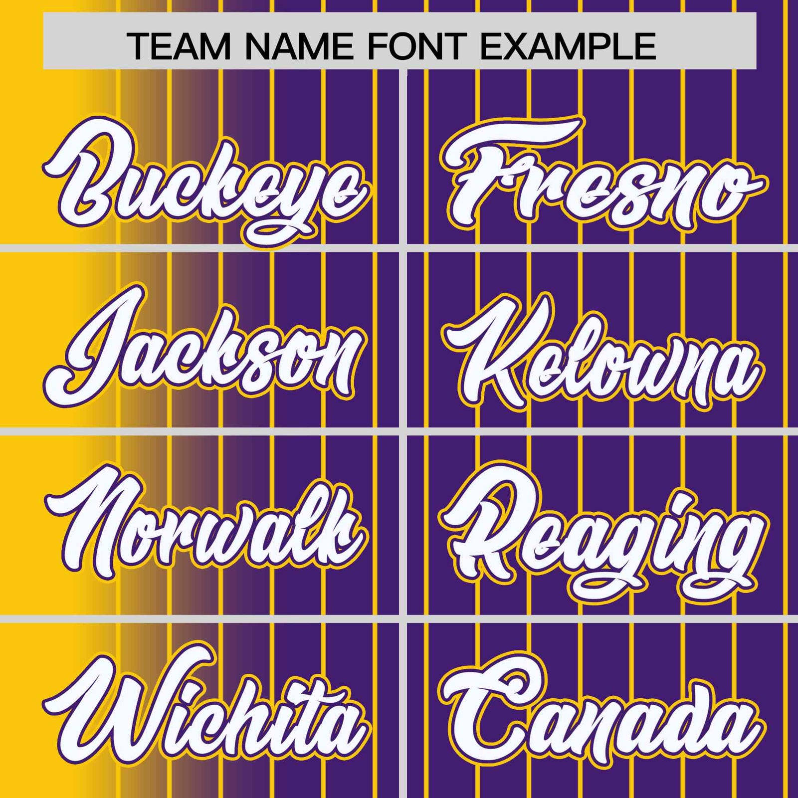 Custom Purple Gold Pinstripe White-Gold Gradient Fashion Varsity Full-Snap Jacket