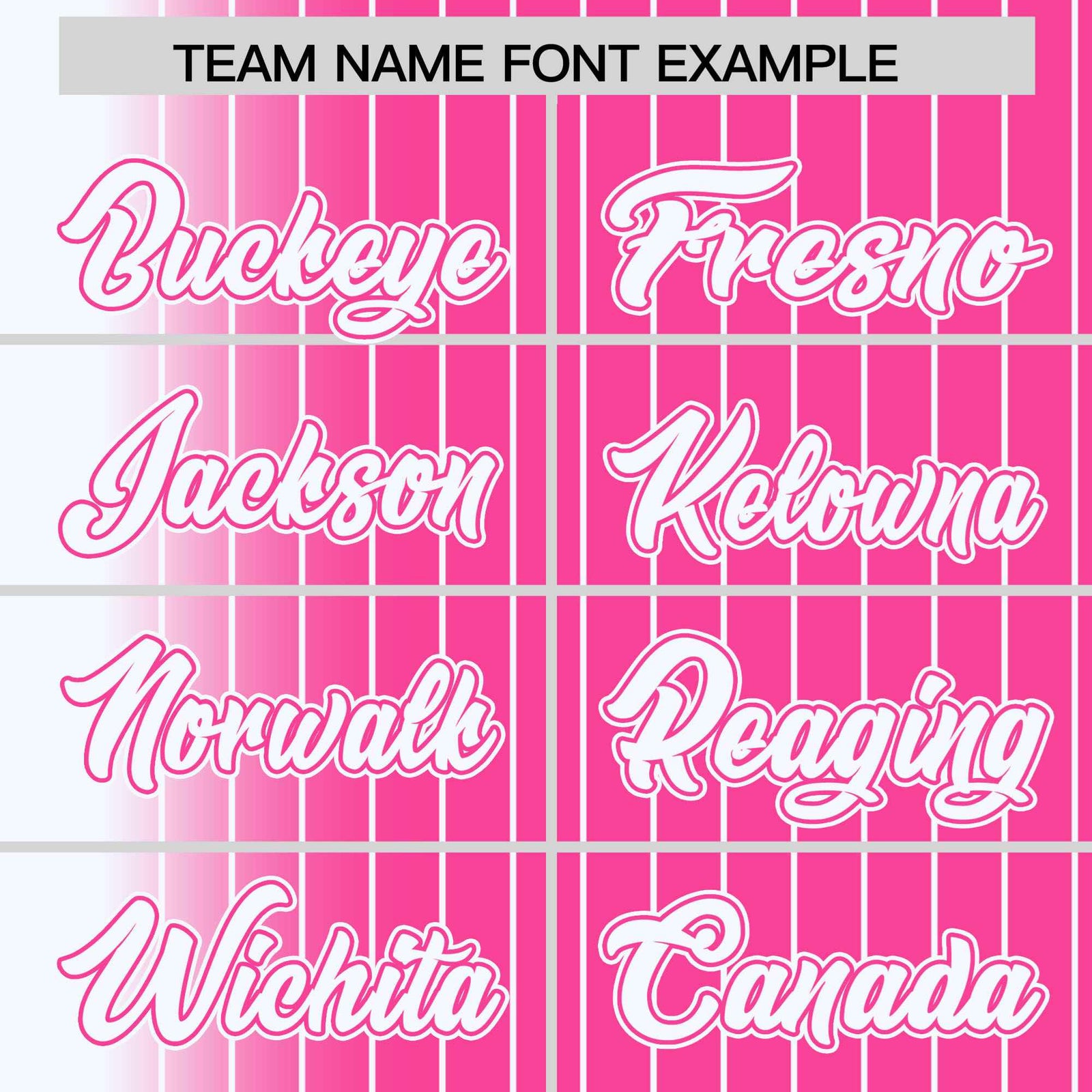 Custom Pink White Pinstripe Pink-White Gradient Fashion Varsity Full-Snap Jacket