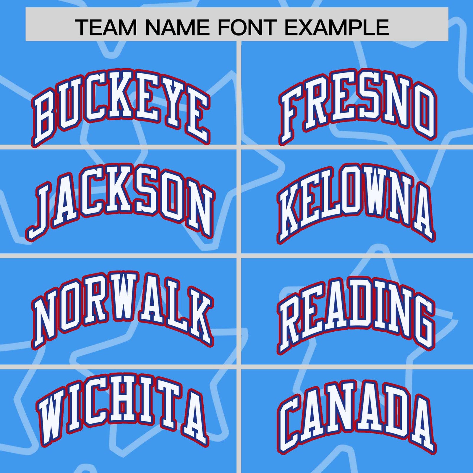 Custom Powder Blue White-Red Varsity Full-Snap Star Pattern Letterman Baseball Jacket